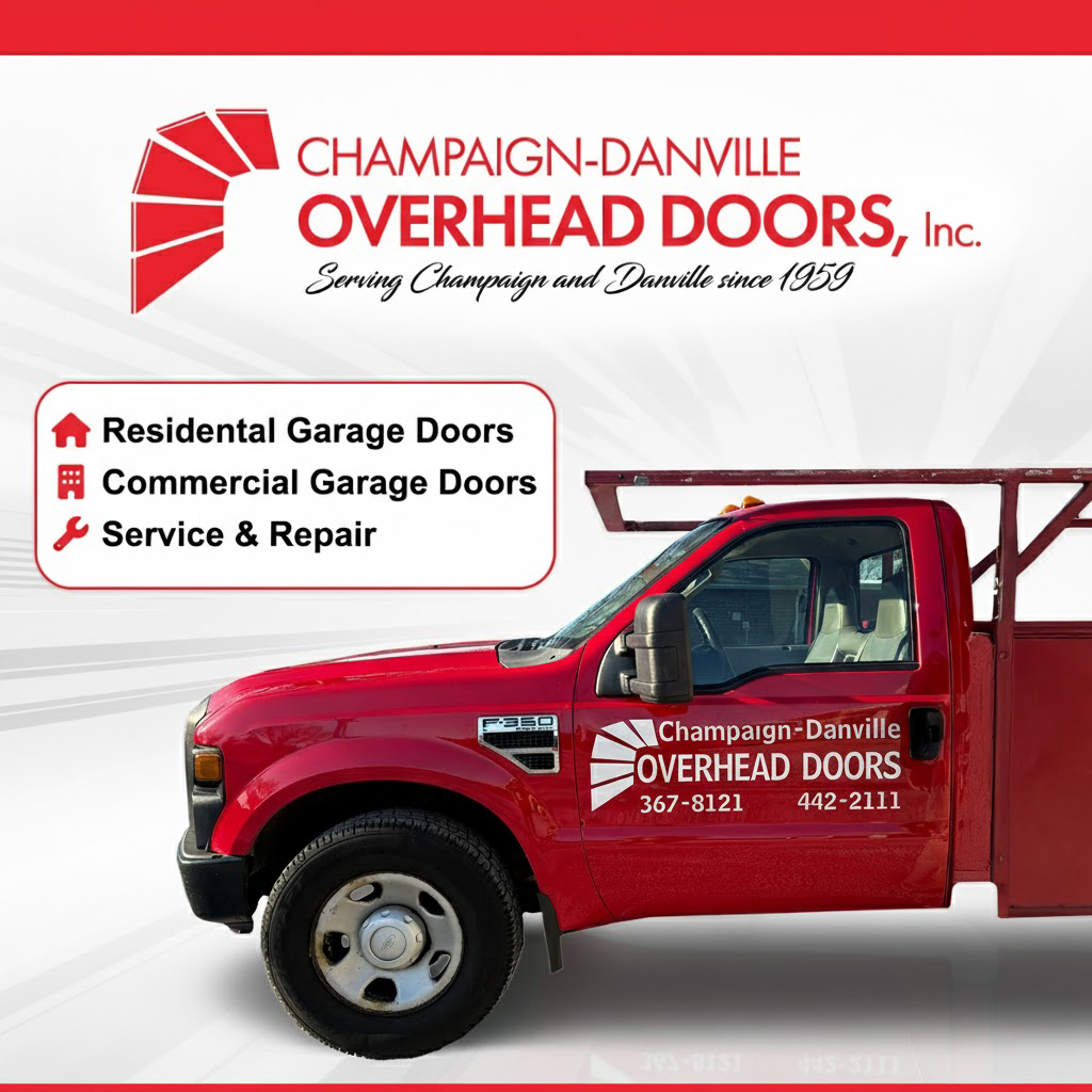 Champaign-Danville Overhead Doors Inc. Garage Door ad creative