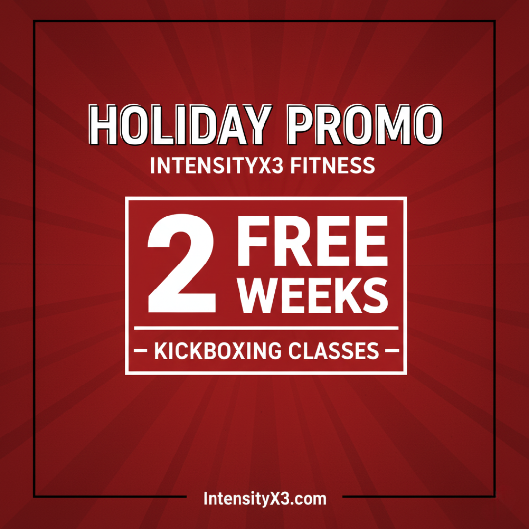 IntensityX3 Fitness & Kickboxing CrossFit ad creative
