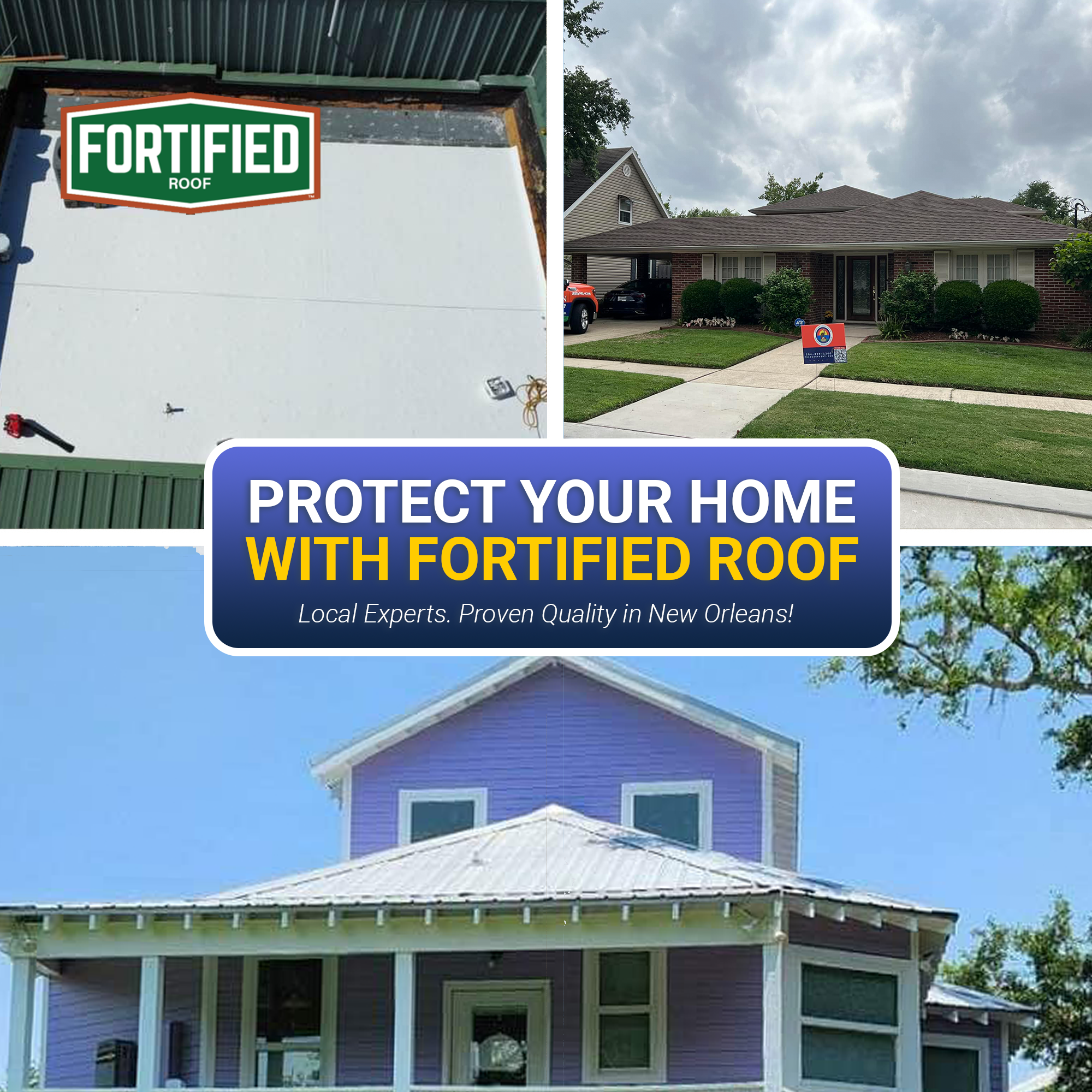 Pelican Paint Group Roofing ad creative