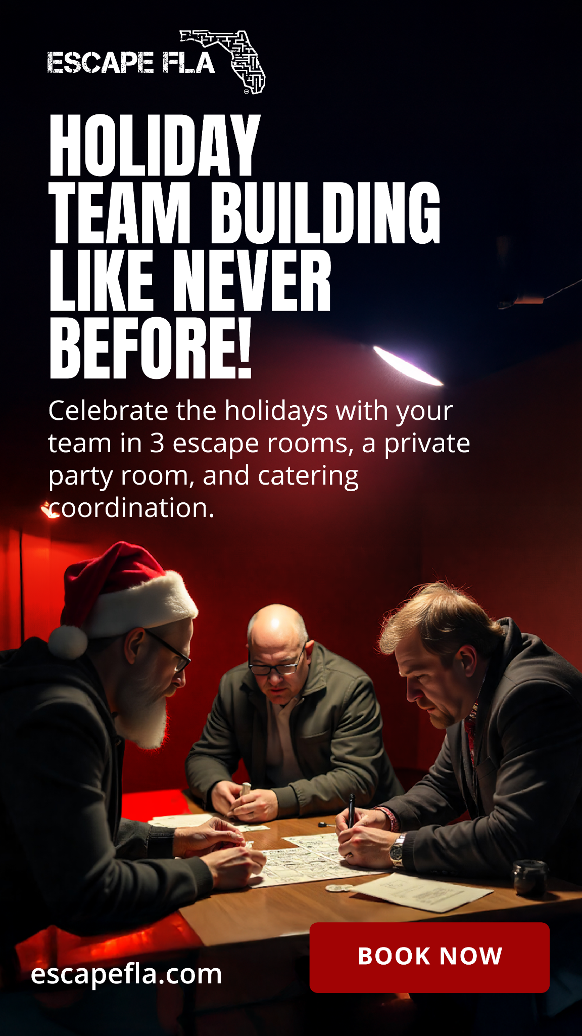 Escape FLA Event Venue ad creative