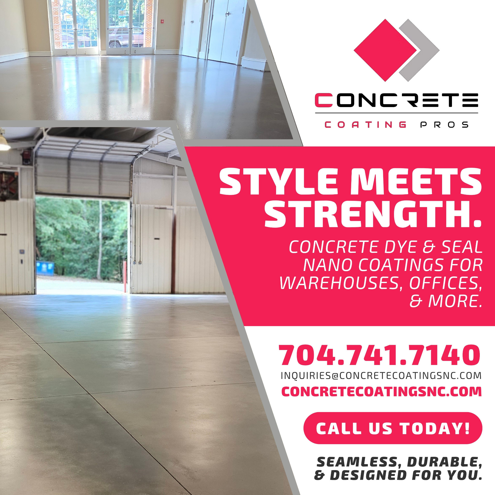 Concrete Coating Pros Concrete & Paving ad creative