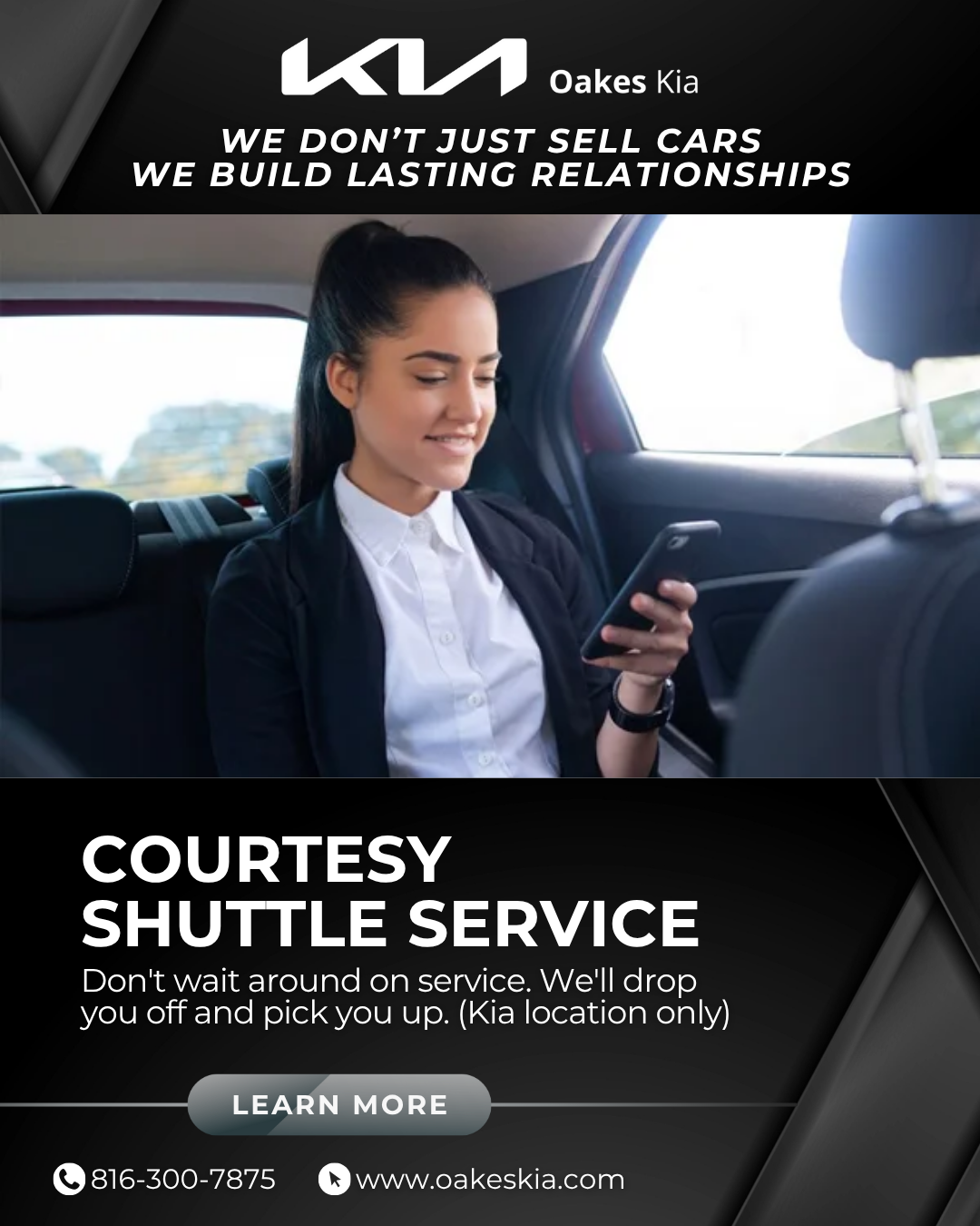 Oakes Kia Auto Dealer ad creative