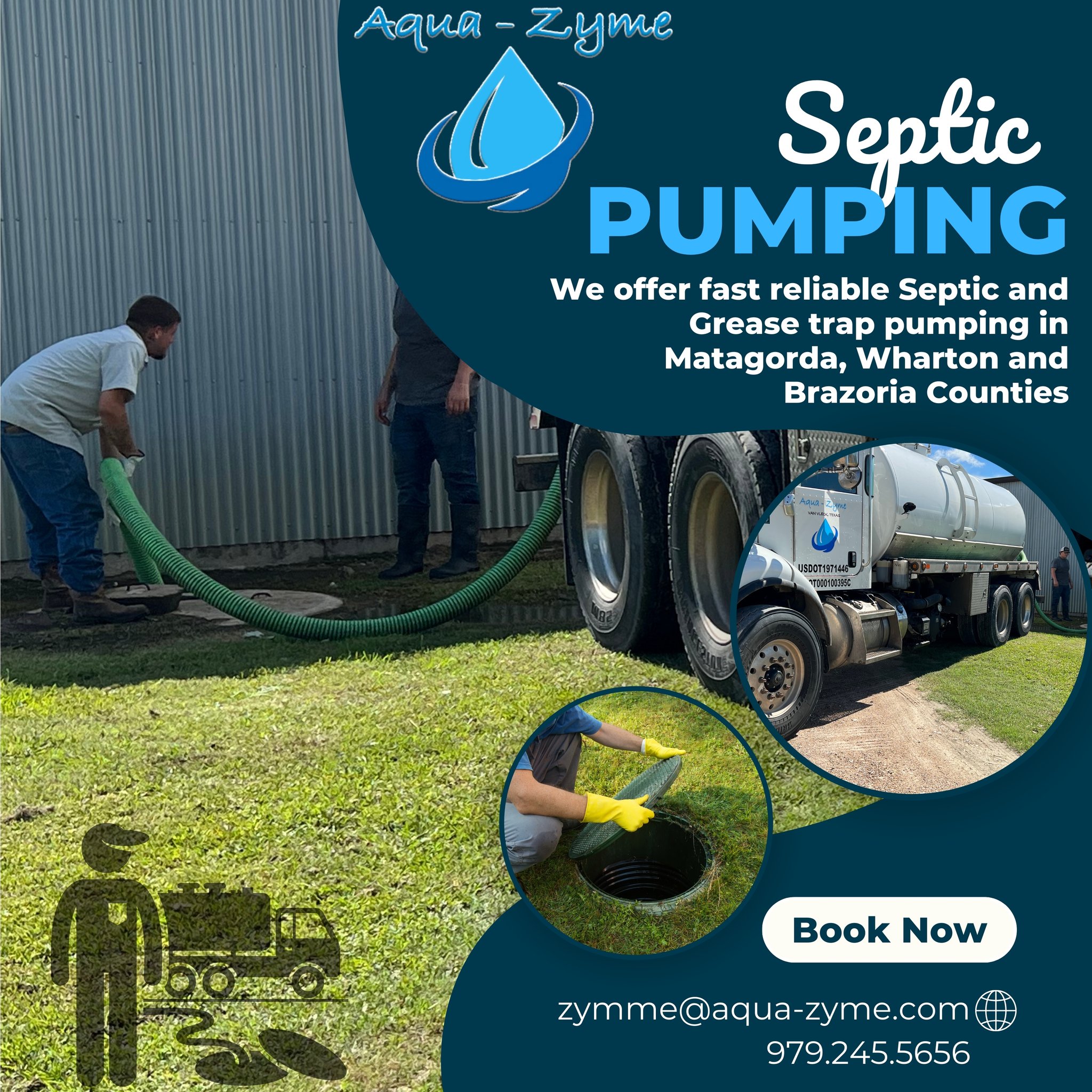 Aqua Zyme Plumber ad creative