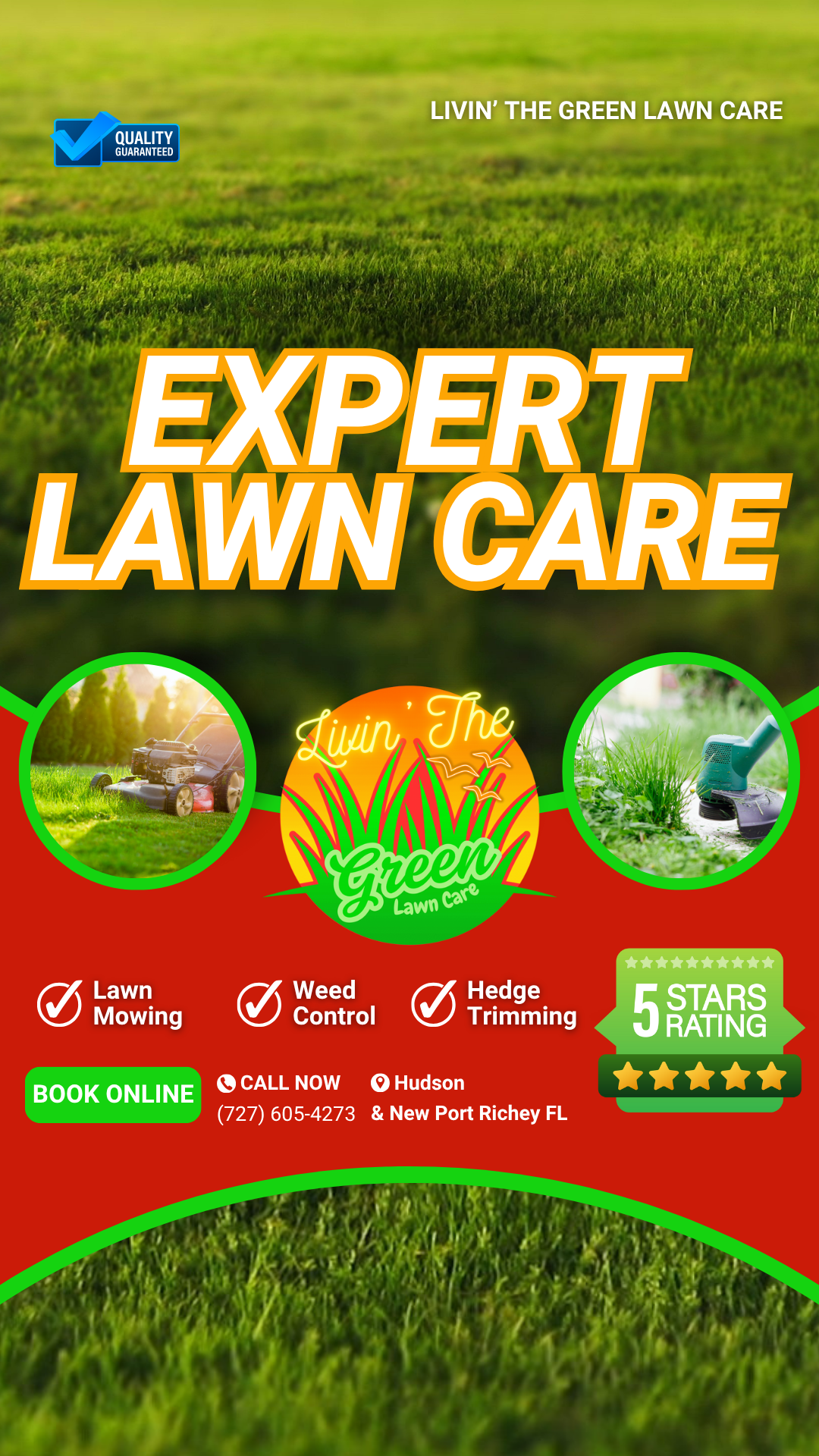 Book Your Lawn Care Online Now!