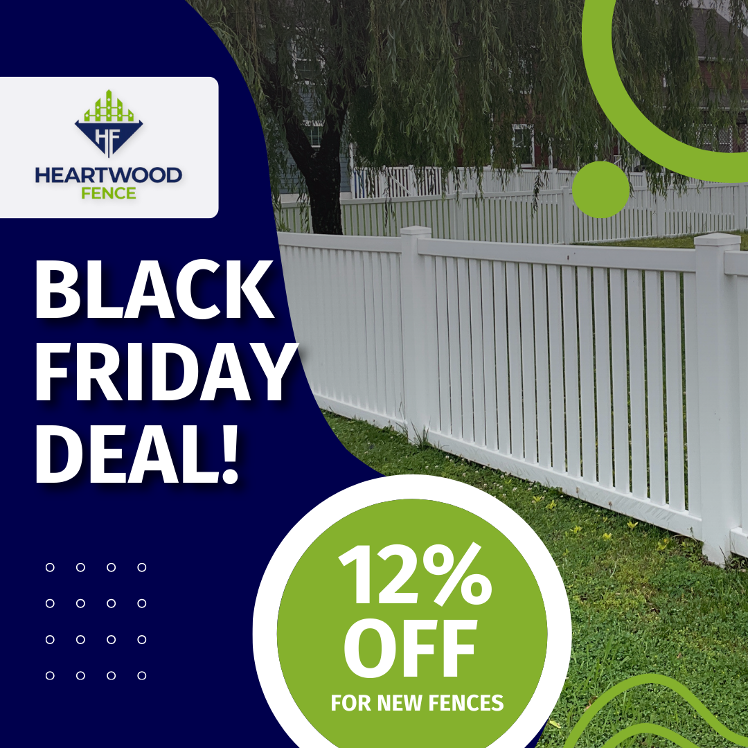 12% OFF Black Friday Fence Installations