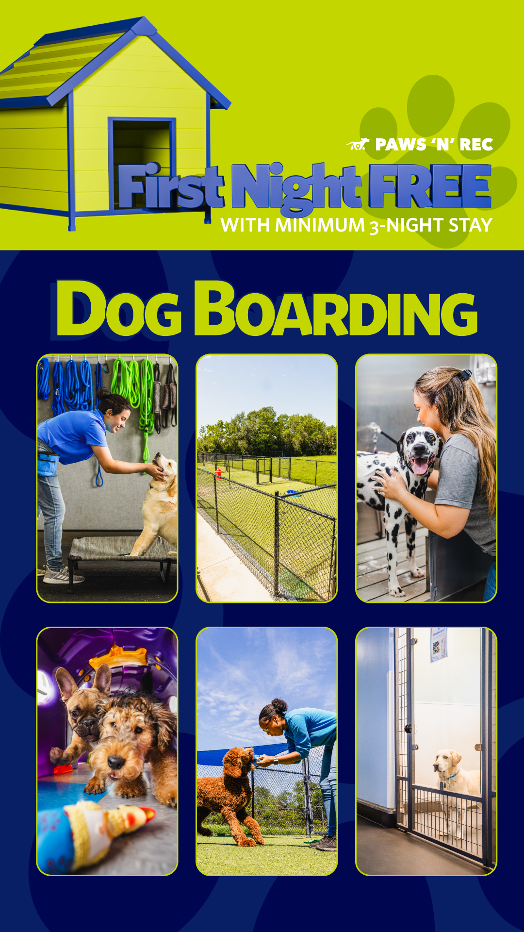 Get your first night free. 