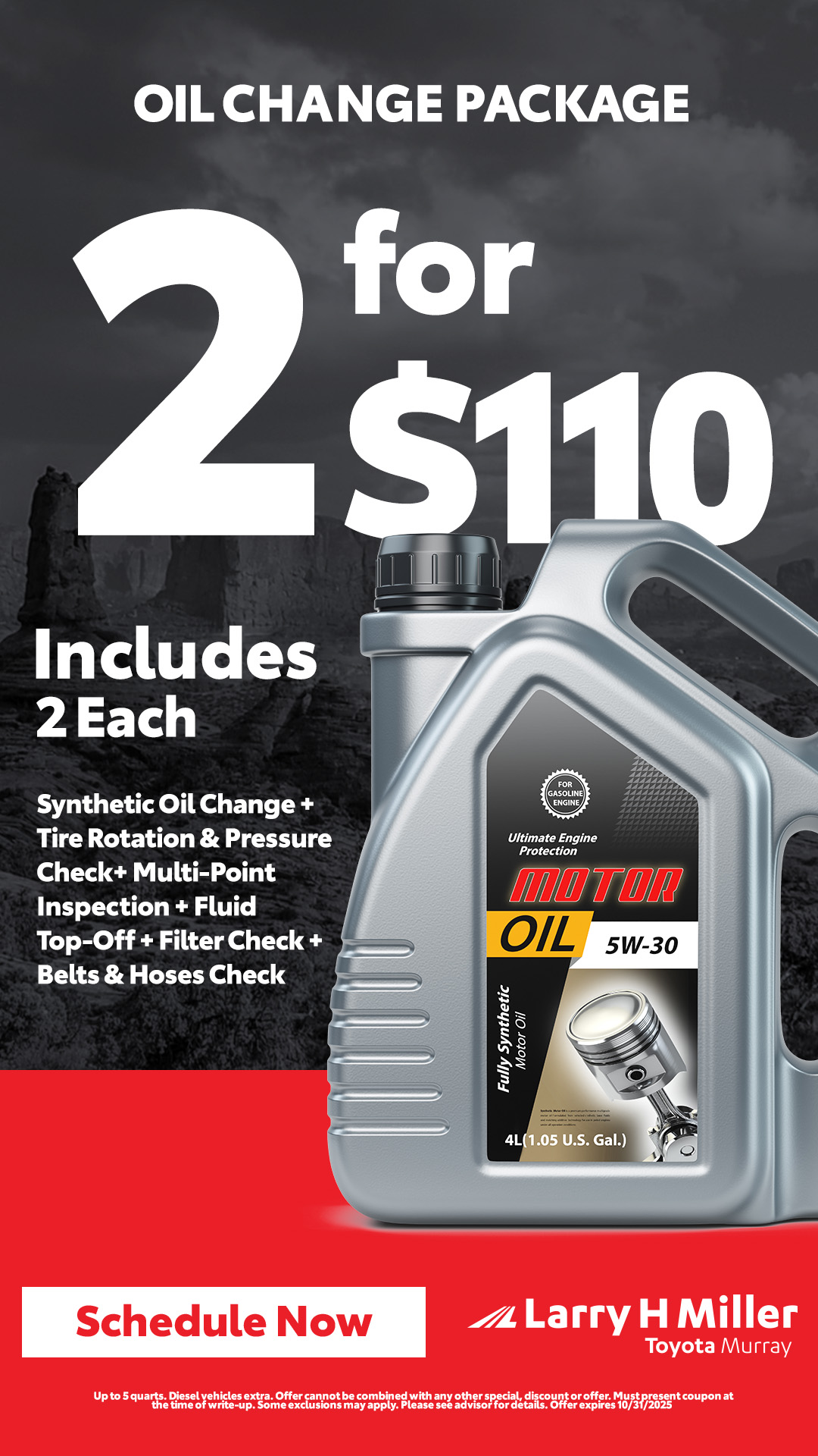 Larry H. Miller Toyota Murray Auto Dealer ad creative