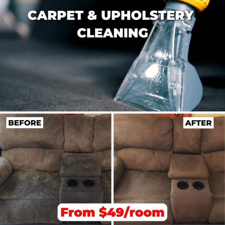 Carpet Cleaning: Starting at $49/room