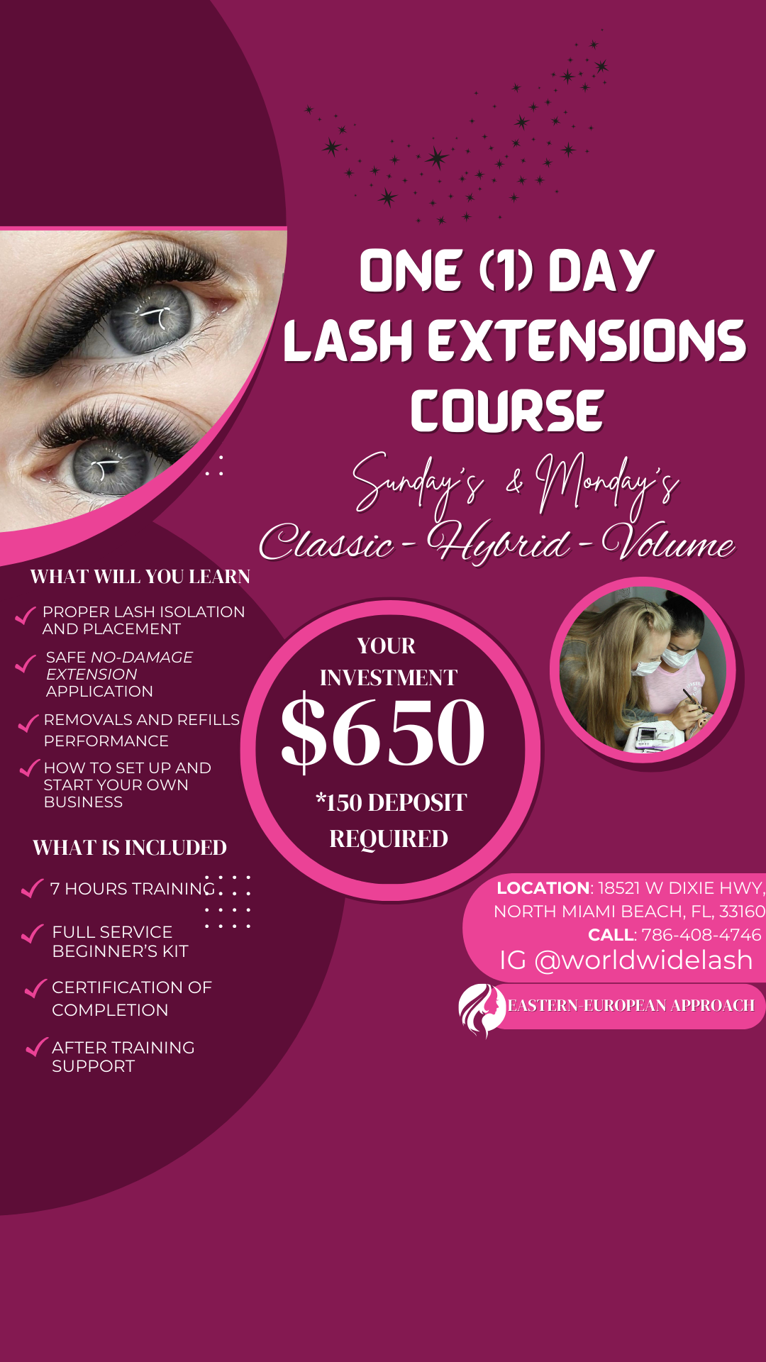 Lash Extensions Training