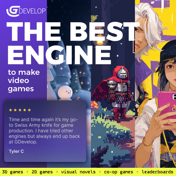 GDevelop Software Dev Services ad creative