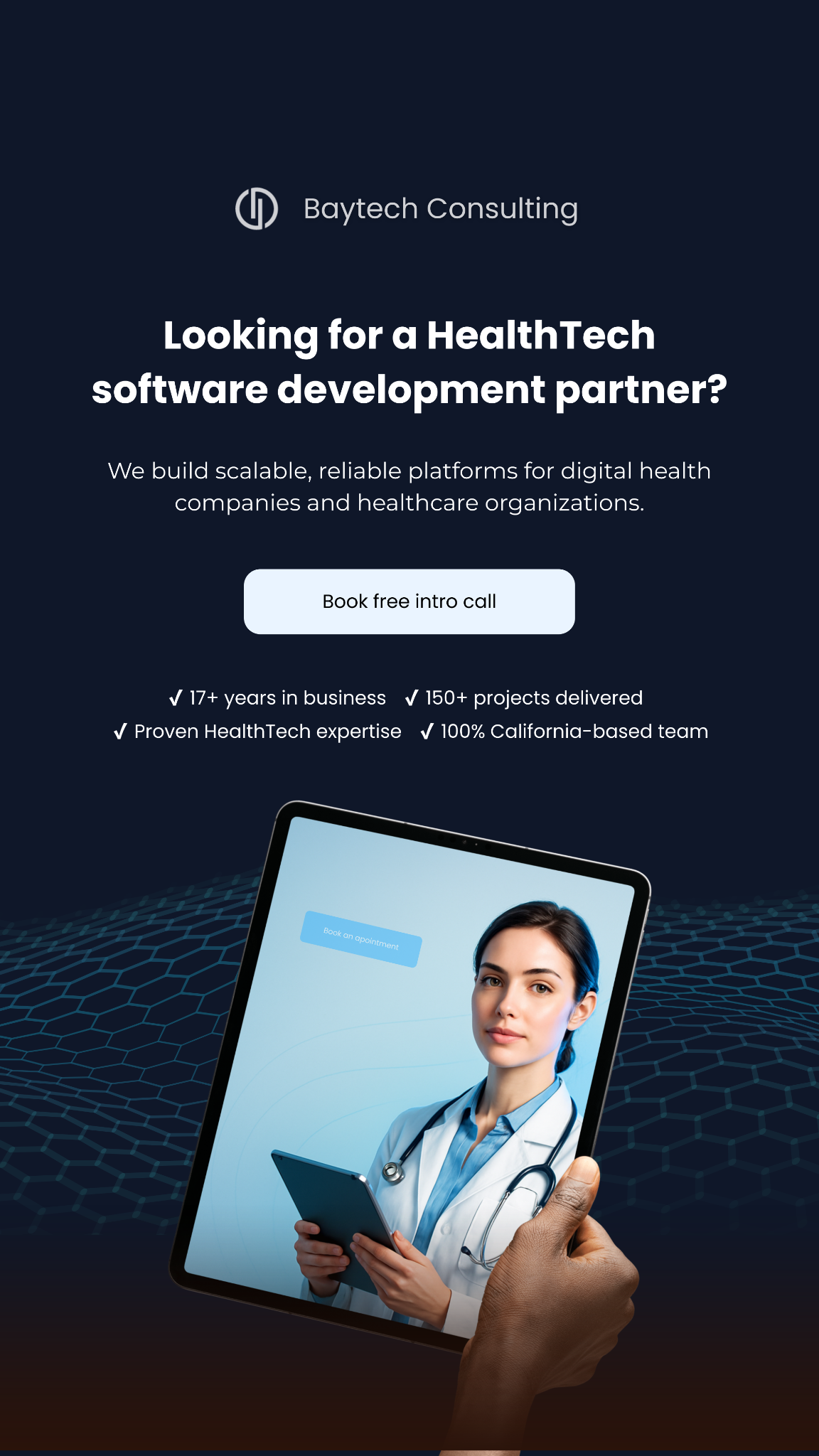 Baytech Consulting Software Dev Services ad creative