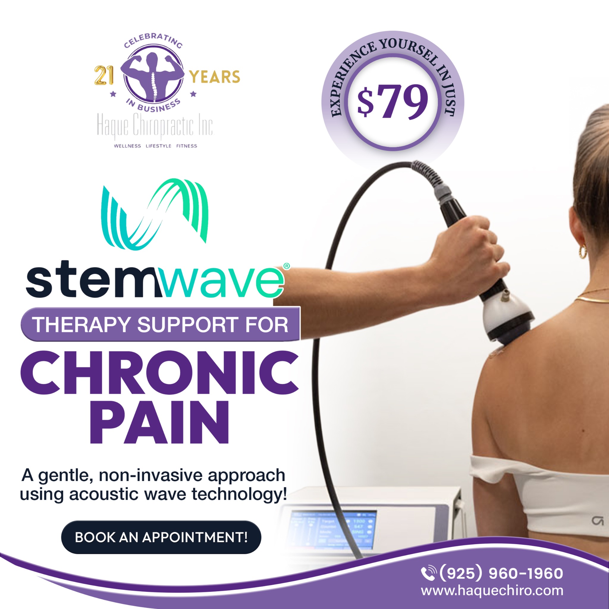 Haque Chiropractic Inc. Chiropractor ad creative