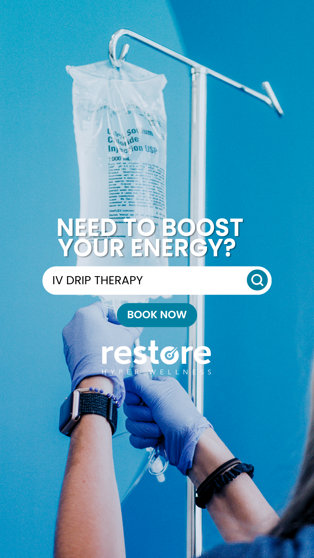 Restore Hyper Wellness Wellness Center ad creative