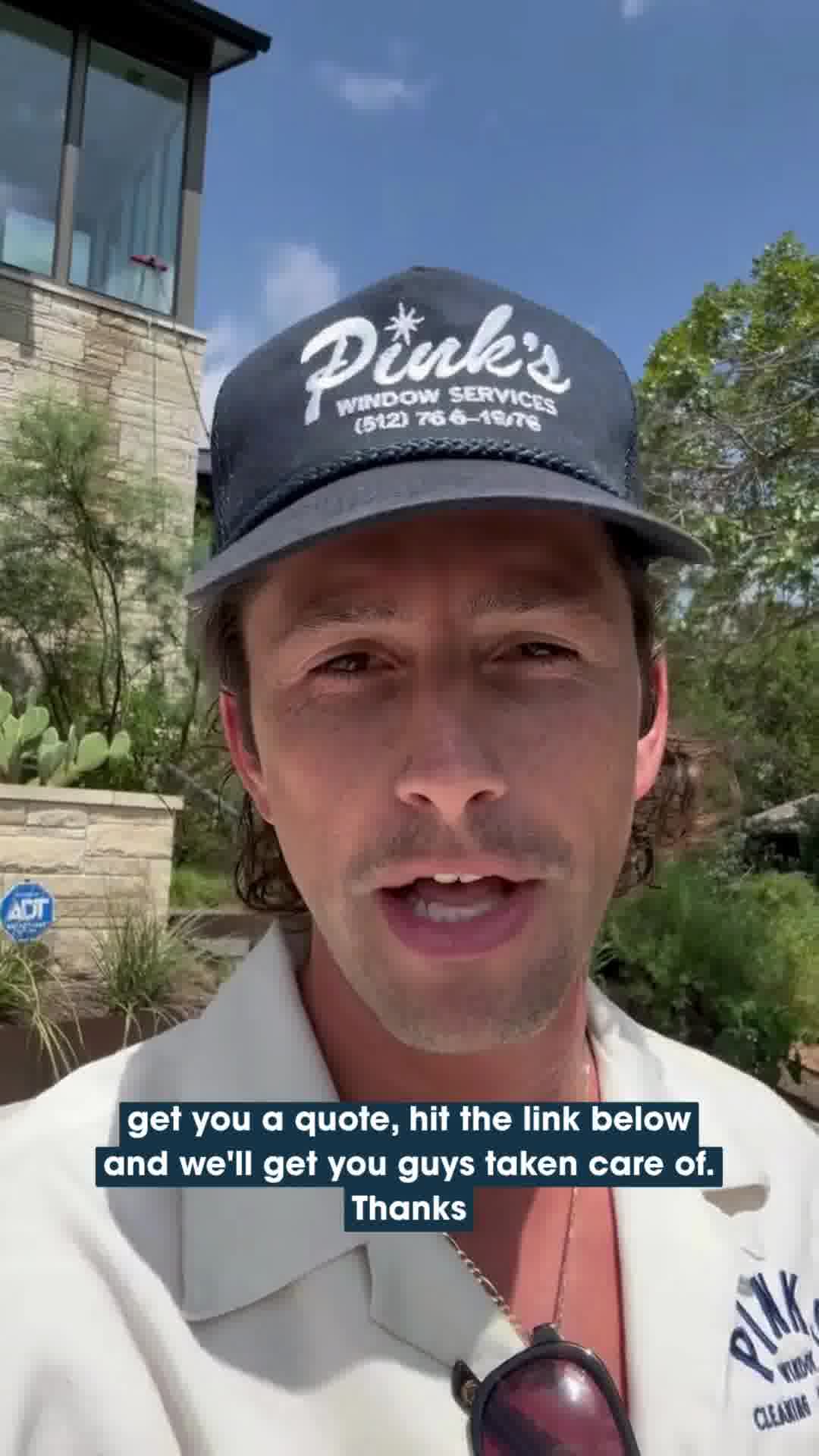 Pink's Windows Lubbock Pressure Washing ad creative