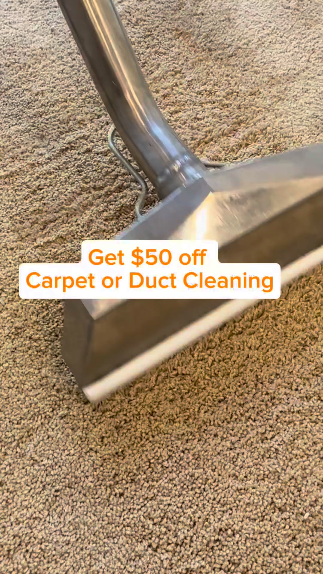 $50 Off Carpet or Duct Cleaning