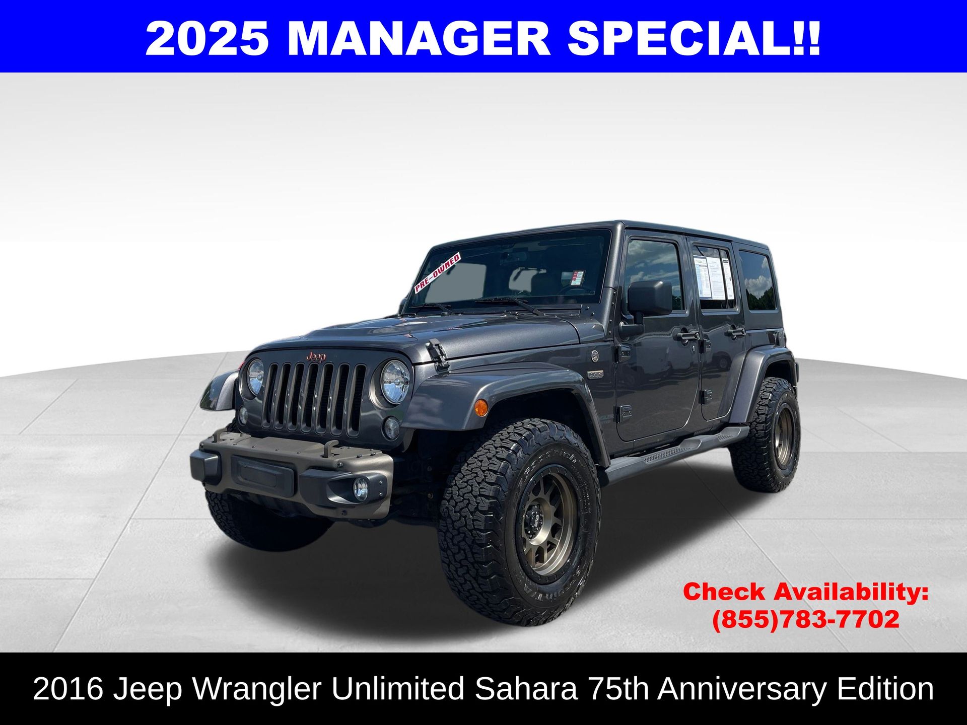 2016 Jeep Wrangler Unlimited Sahara