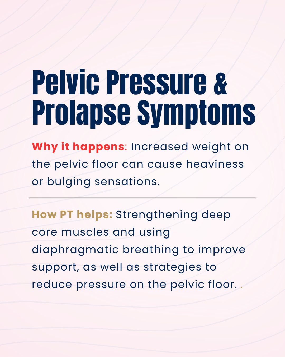 Don't suffer through pregnancy!