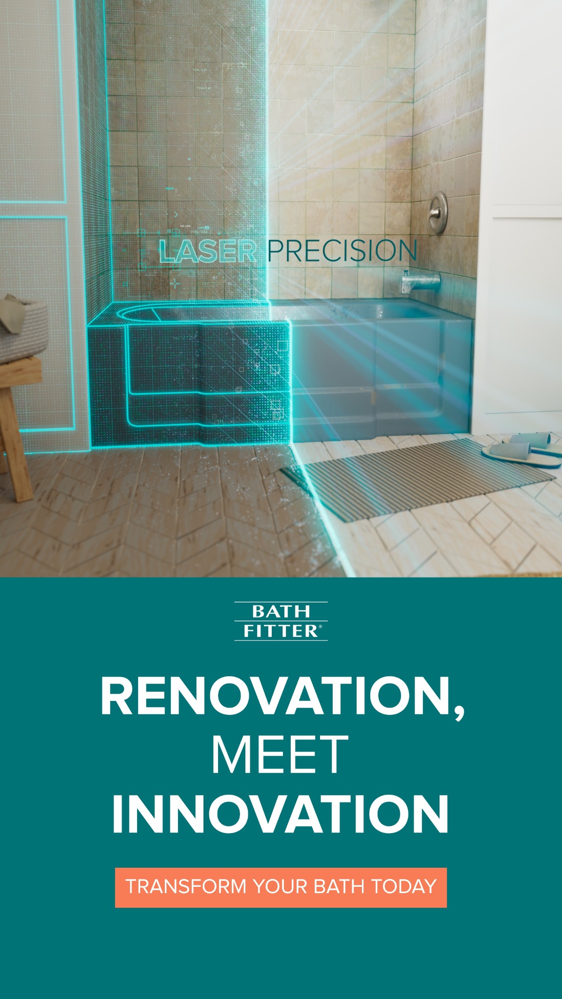Bath Fitter Kitchen & Bath Remodeling ad creative