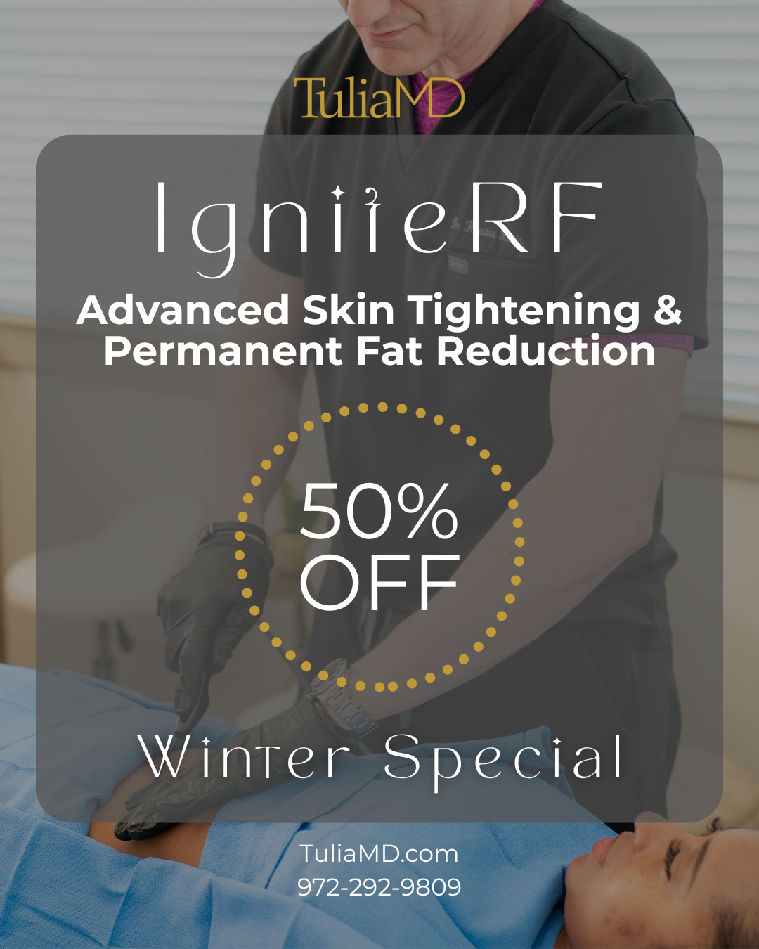 TuliaMD Med Spa ad creative