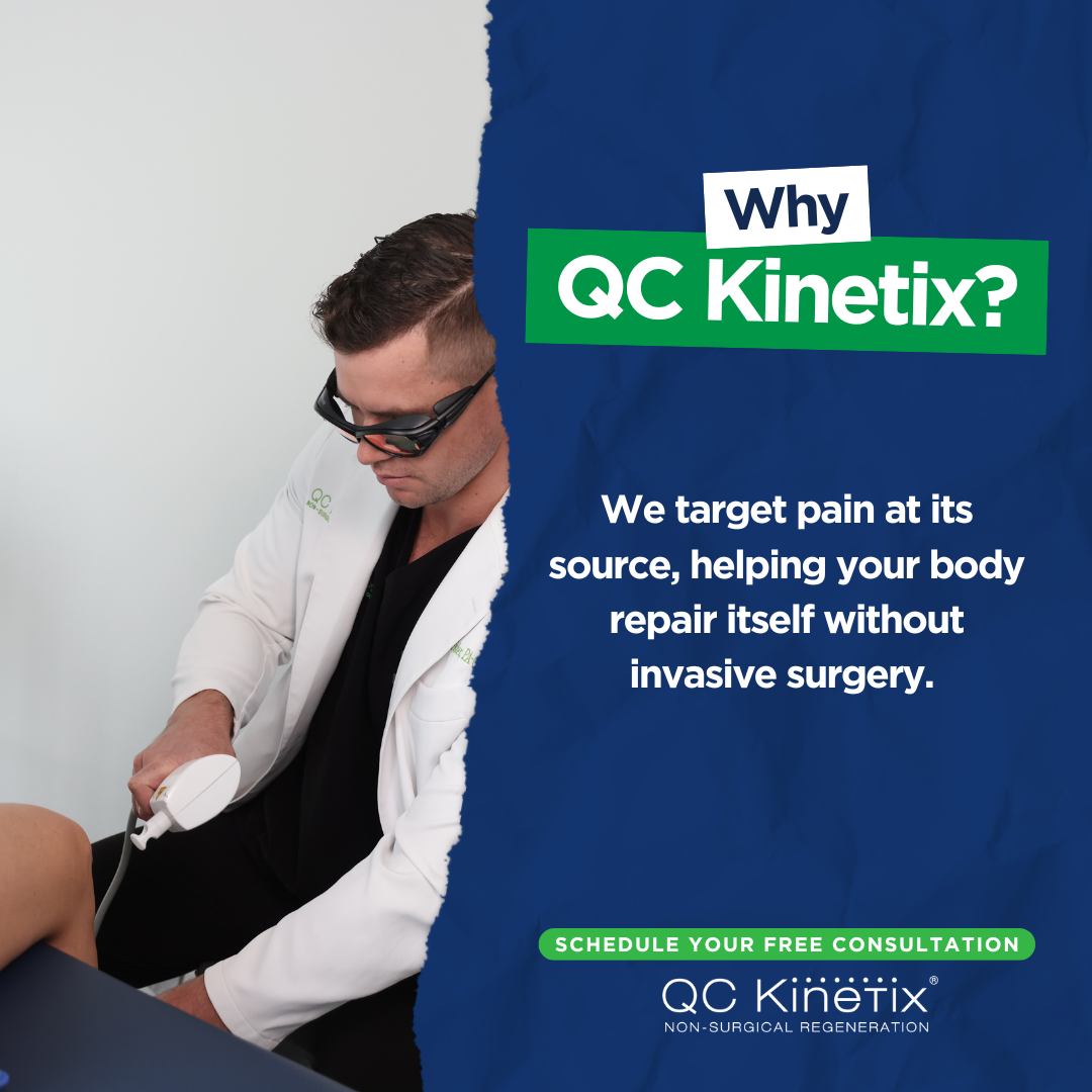 QC Kinetix - Bentonville Chiropractor ad creative