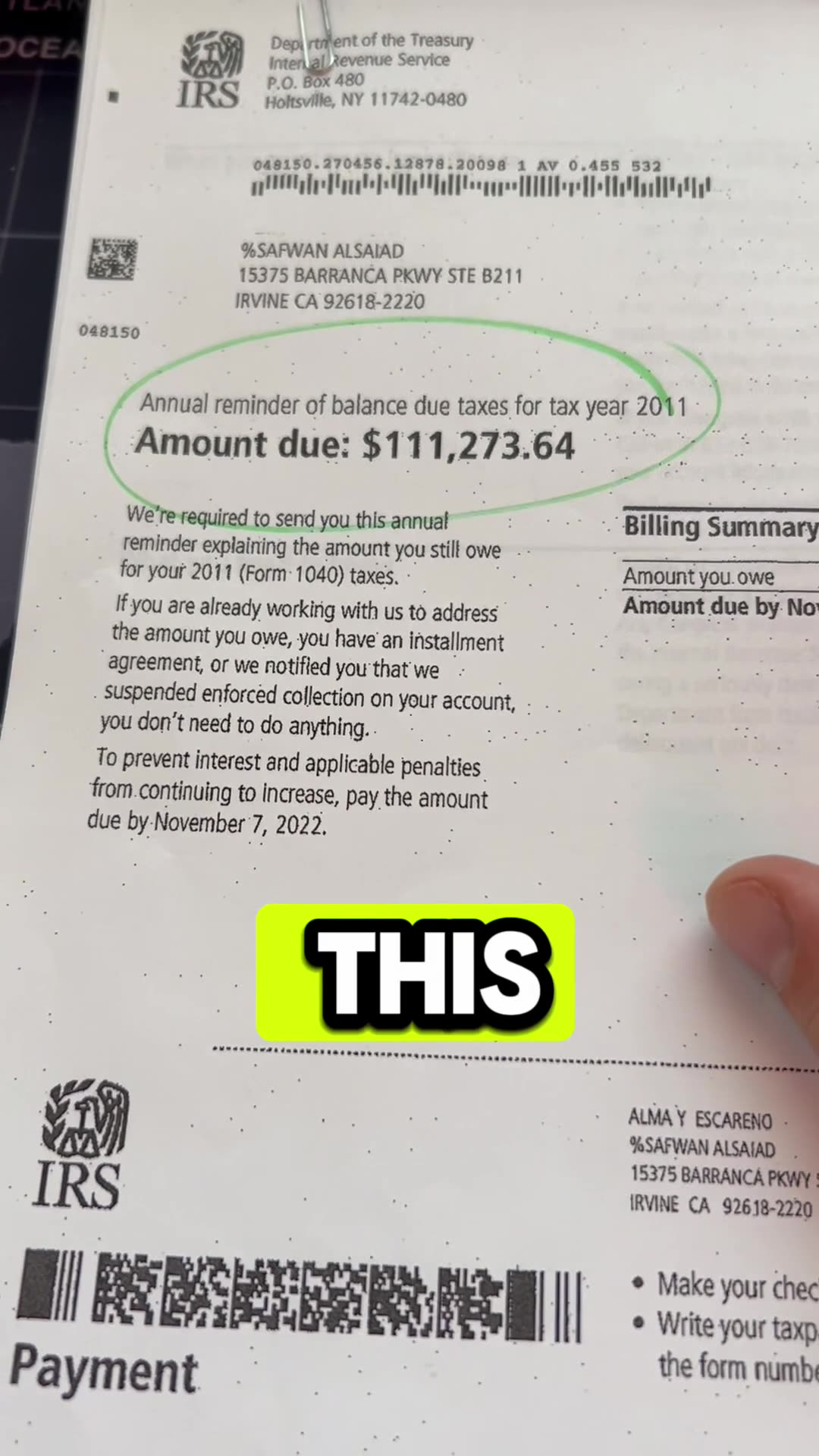 YES! I Want Tax Relief