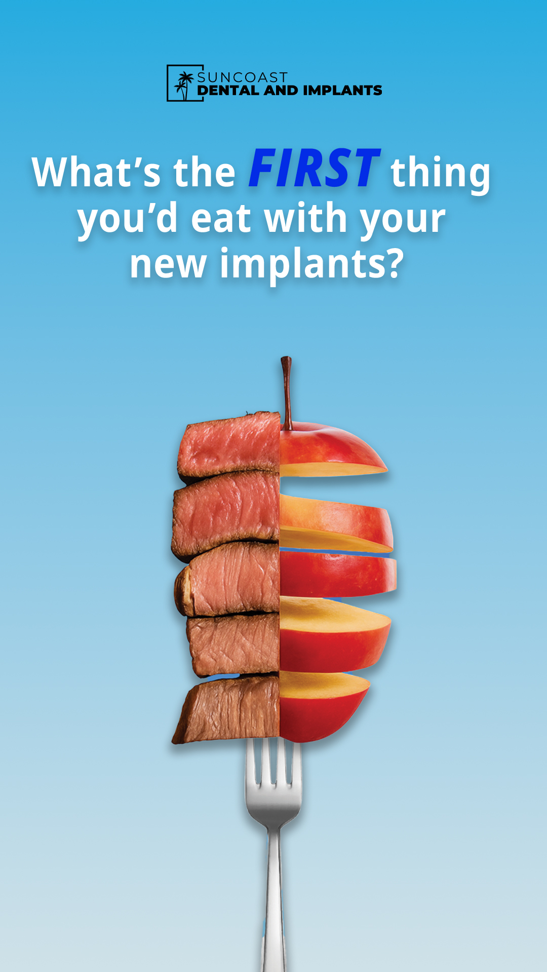 Suncoast Dental and Implants Implant Dentist ad creative