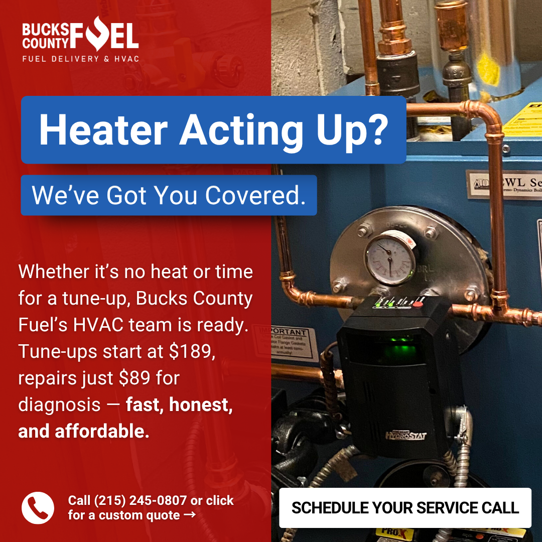Bucks County Fuel HVAC ad creative