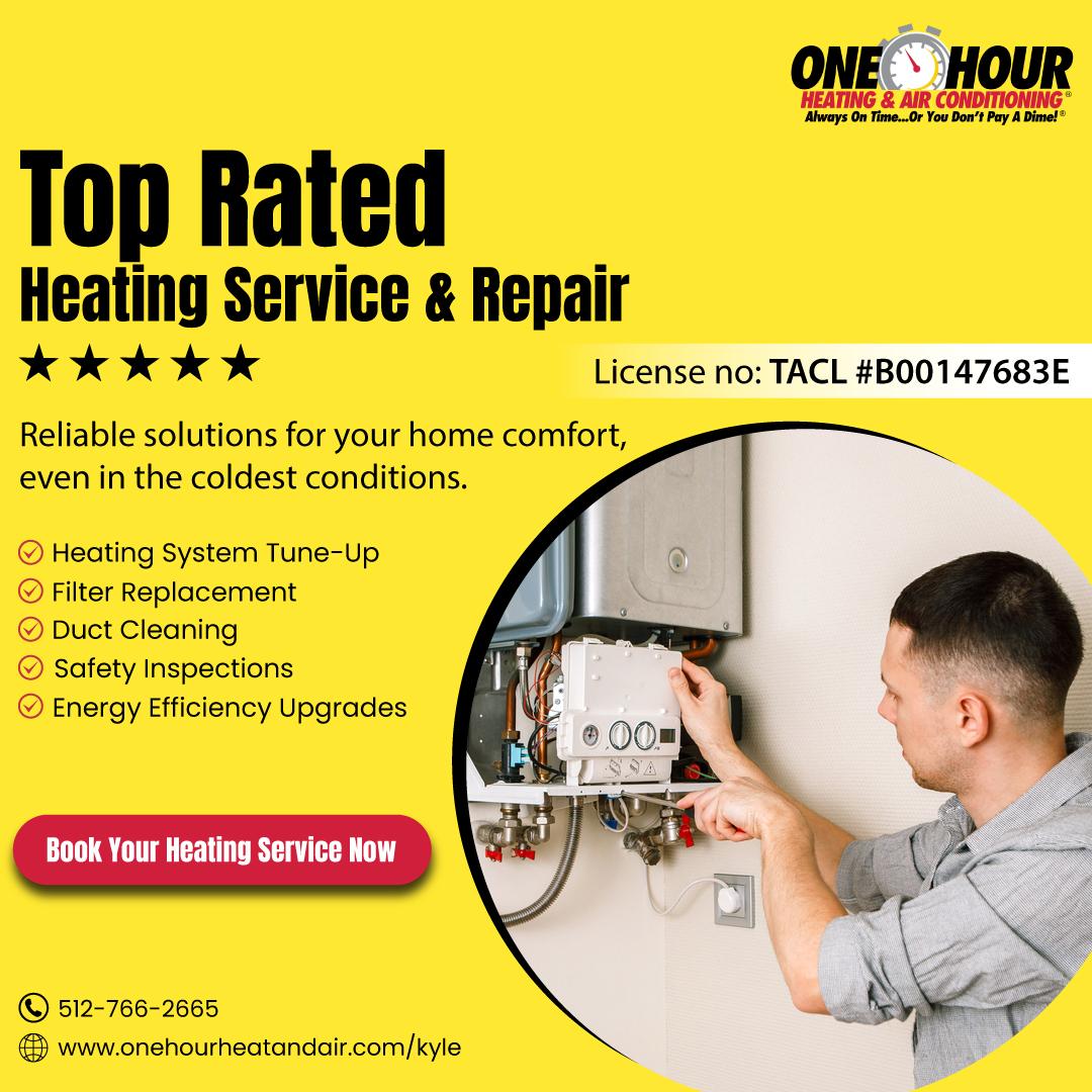 One Hour Heating & Air Conditioning of Kyle HVAC ad creative