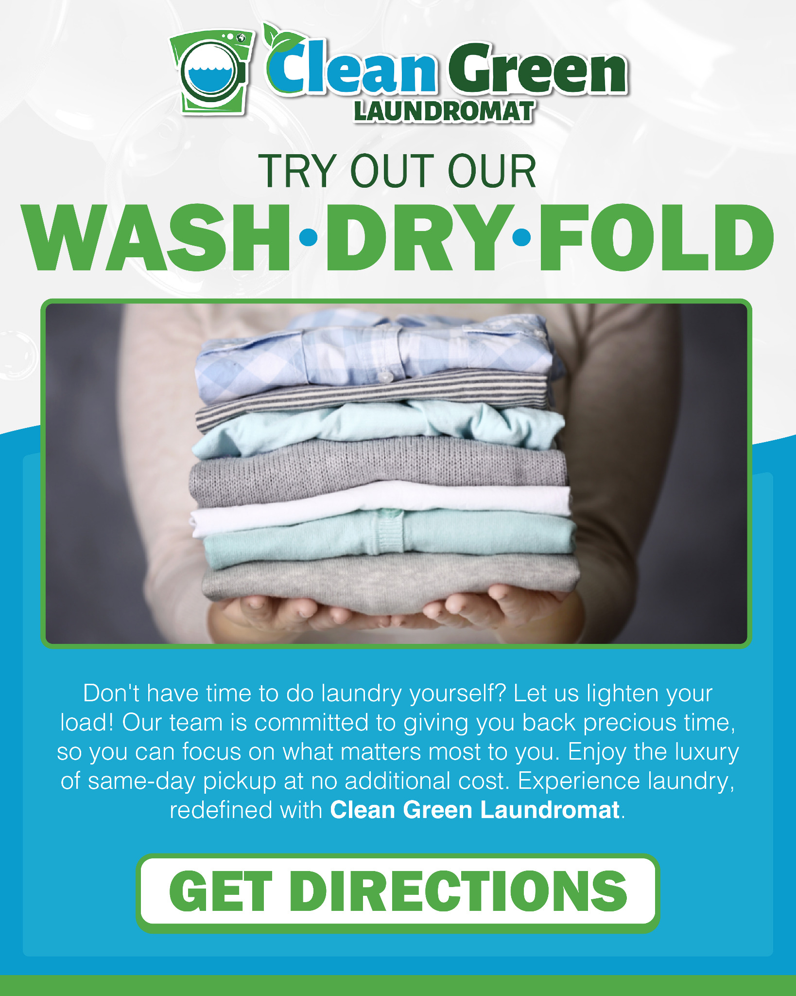 Clean Green Laundromat · 4401 Bergen Turnpike, North Bergen, NJ 07047