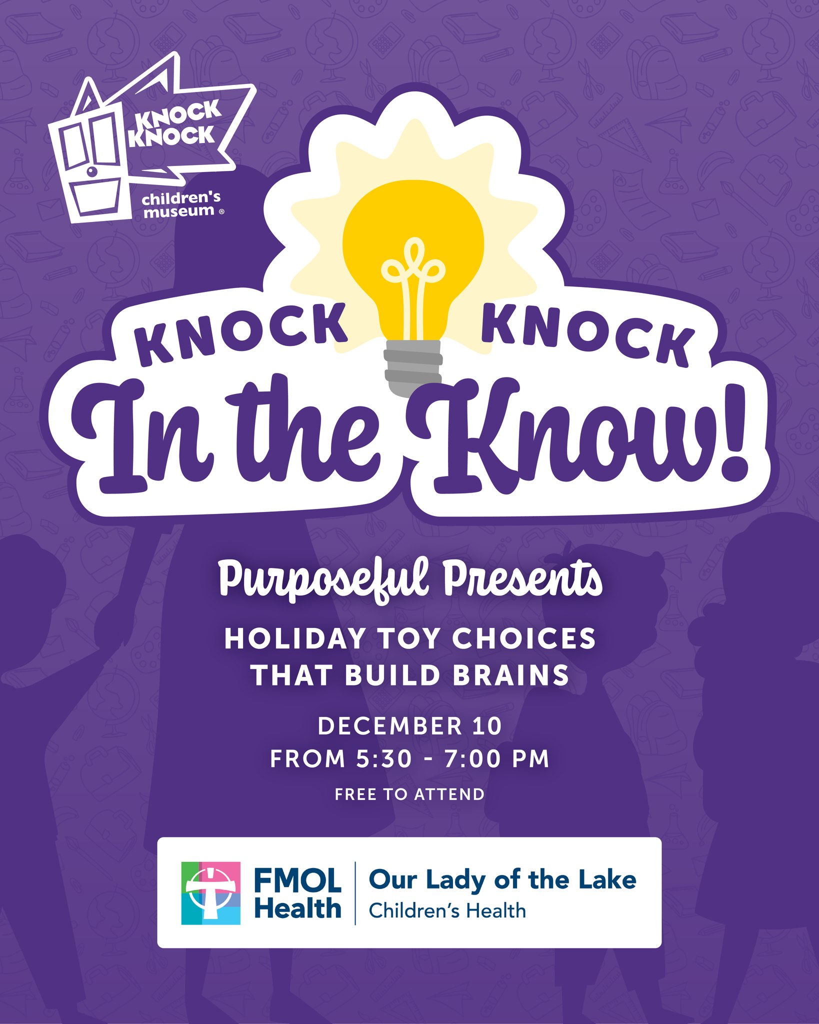 Knock Knock Children's Museum Art Classes ad creative