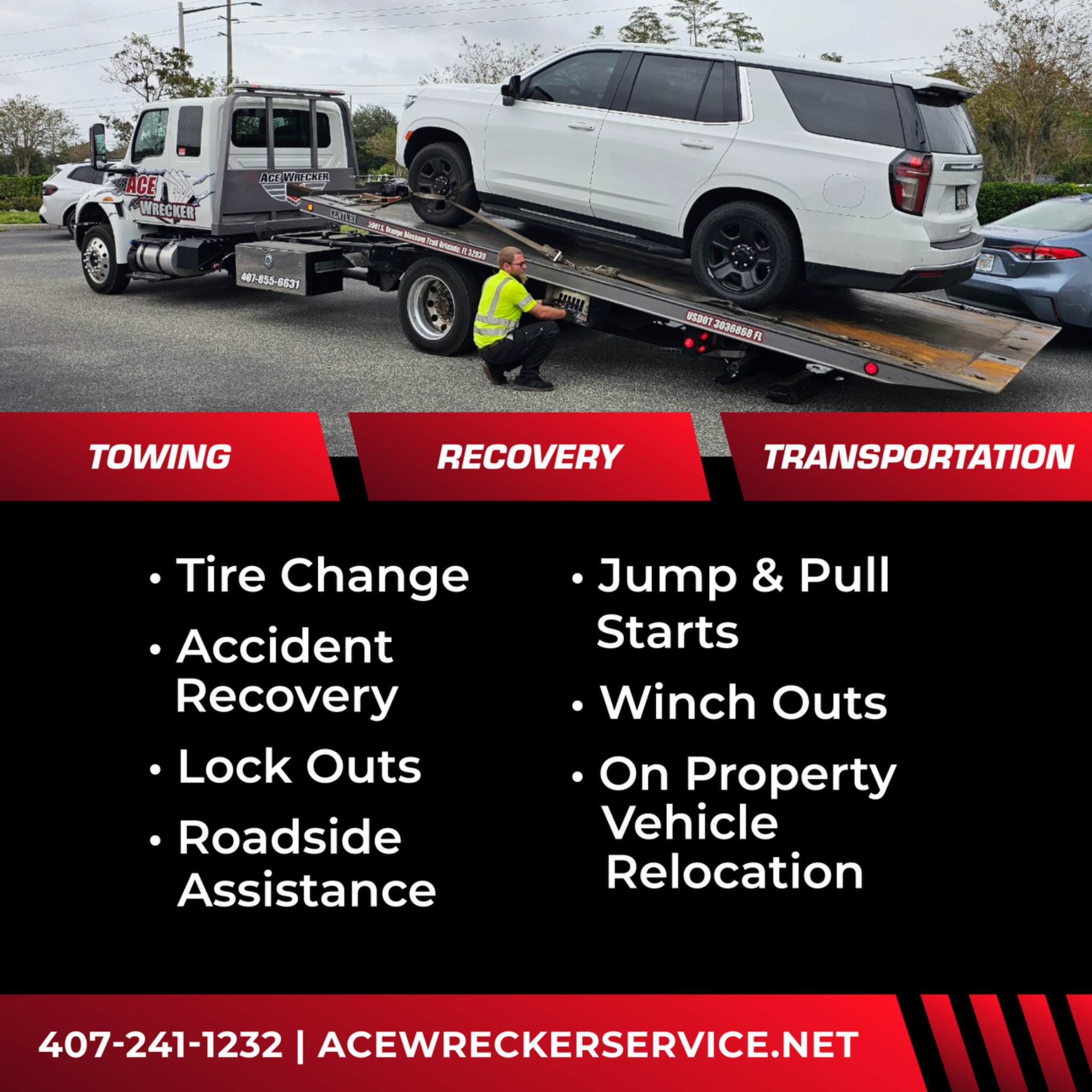 Roadside Trouble? Call Ace Wrecker
