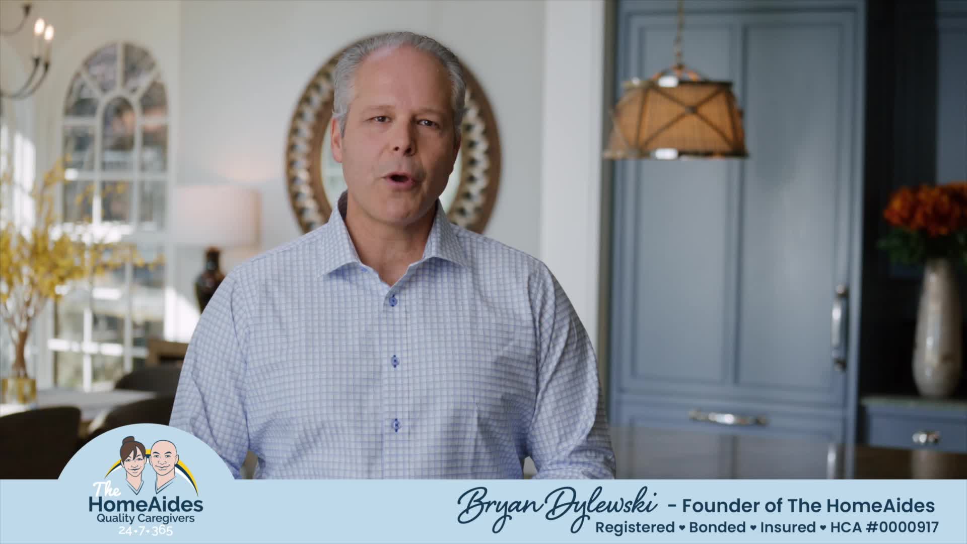 The HomeAides Home Health Care ad creative