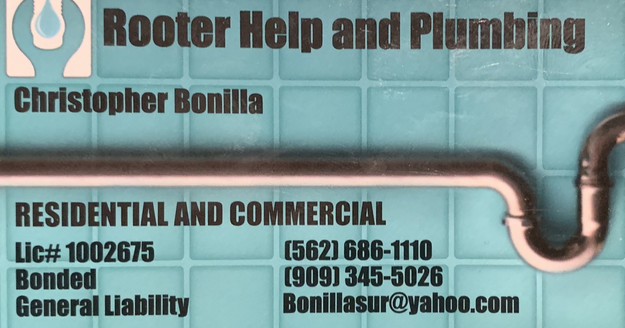 Rooter Help and Plumbing Plumber ad creative