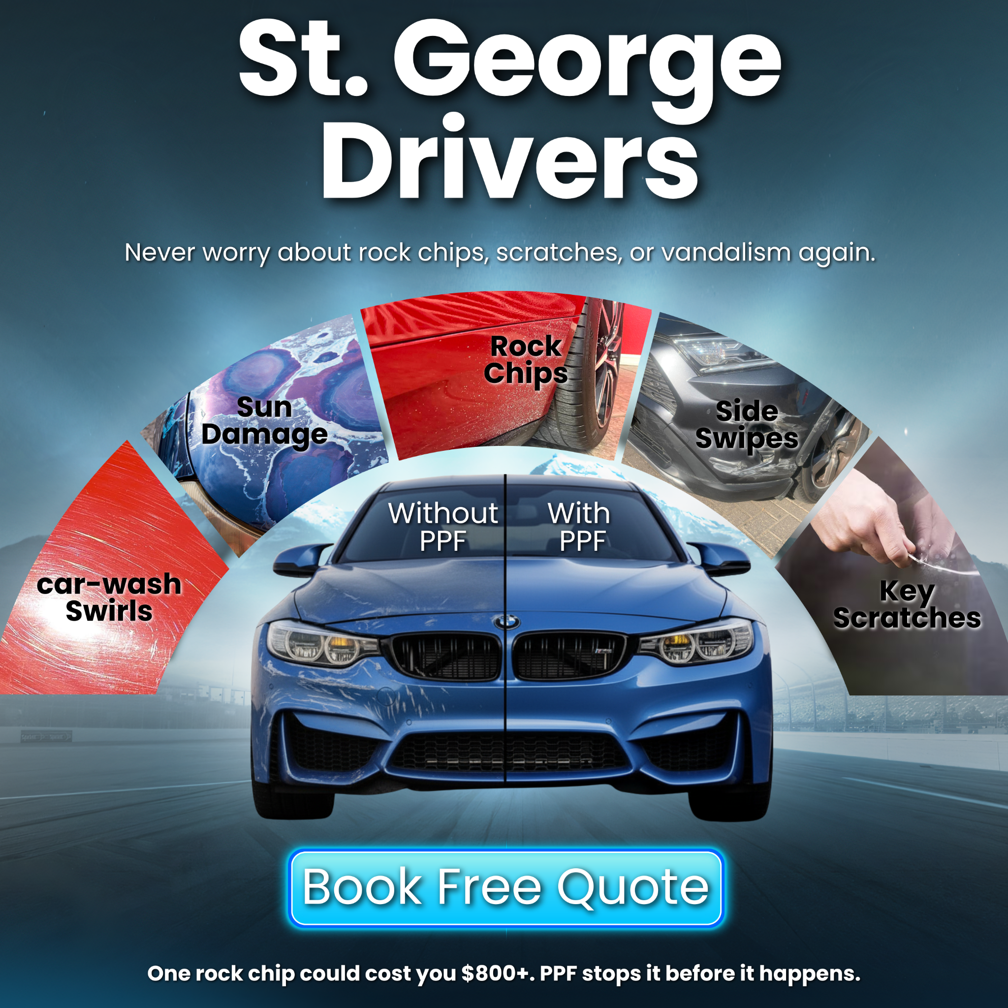 St. George’s #1 PPF Shop — 10% OFF + 6-Year Warranty