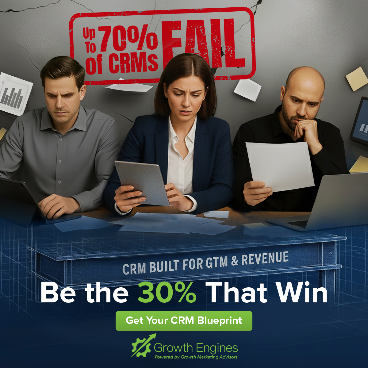 Growth Marketing Advisors Software Dev Services ad creative