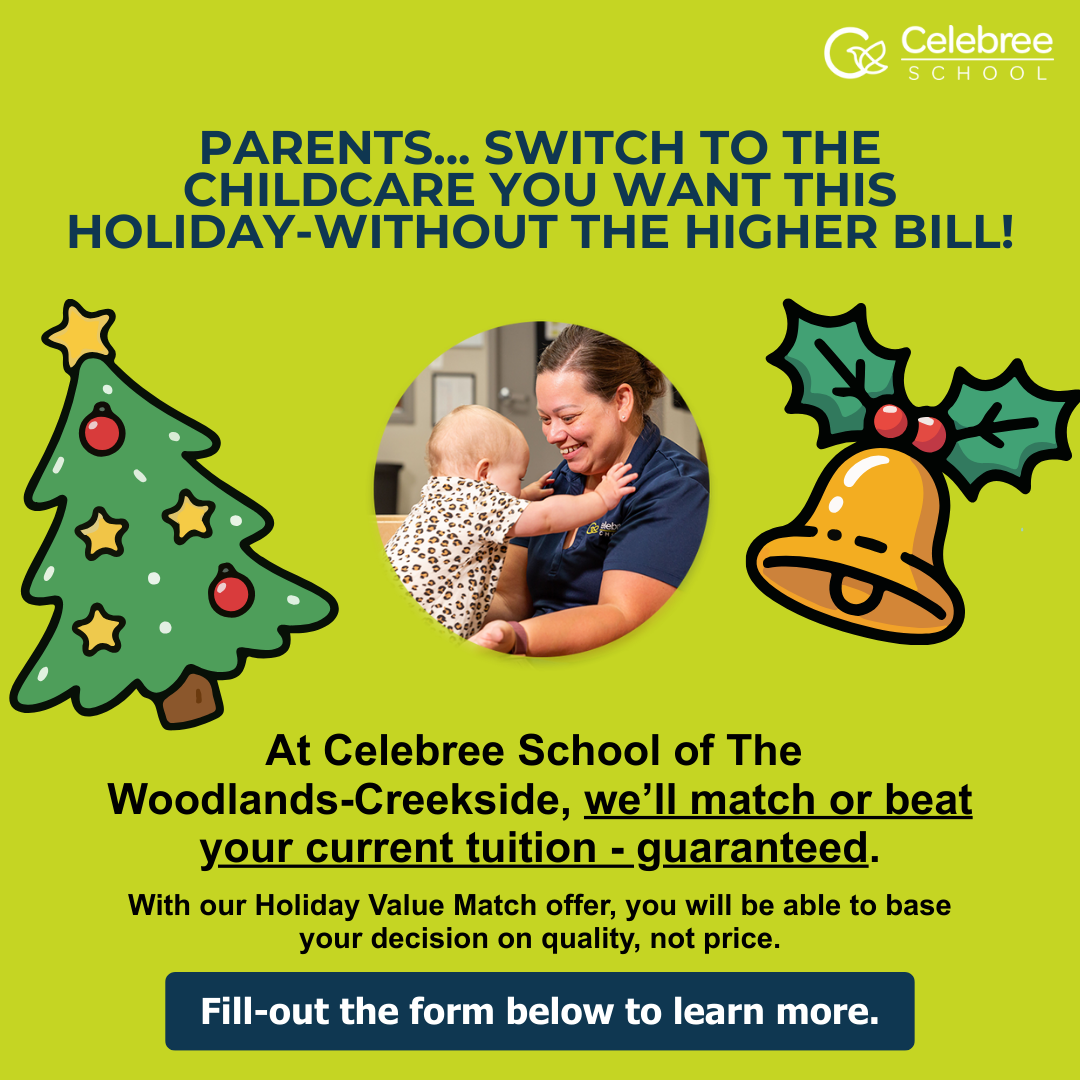 Celebree School of The Woodlands Creekside Preschool ad creative