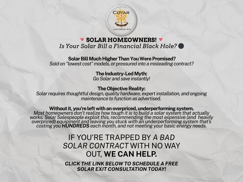 Did Your Solar Panels Become a Financial Liability?