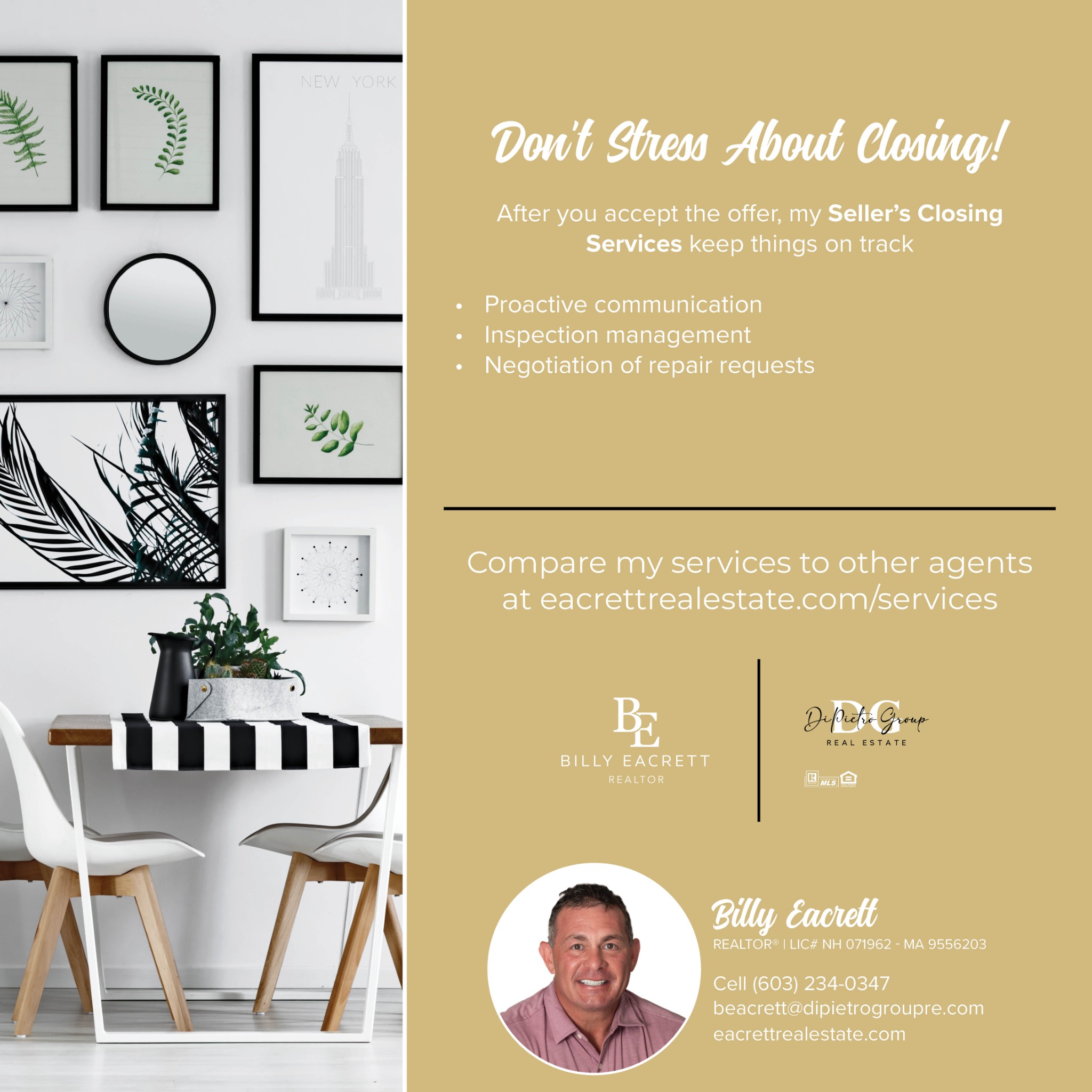 Billy Eacrett Realtor Real Estate Agent ad creative