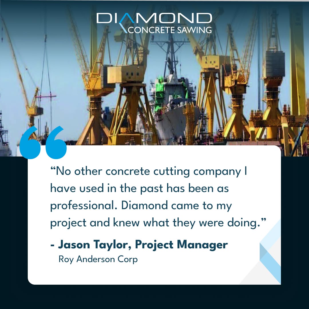 Diamond Concrete Sawing & Locating Services Concrete & Paving ad creative