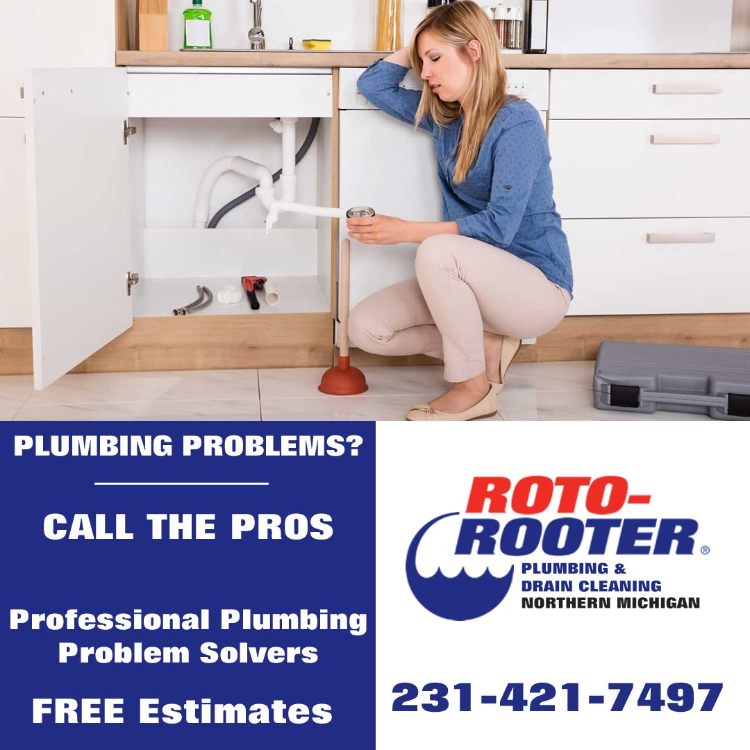 Roto-Rooter of Northern Michigan Plumber ad creative