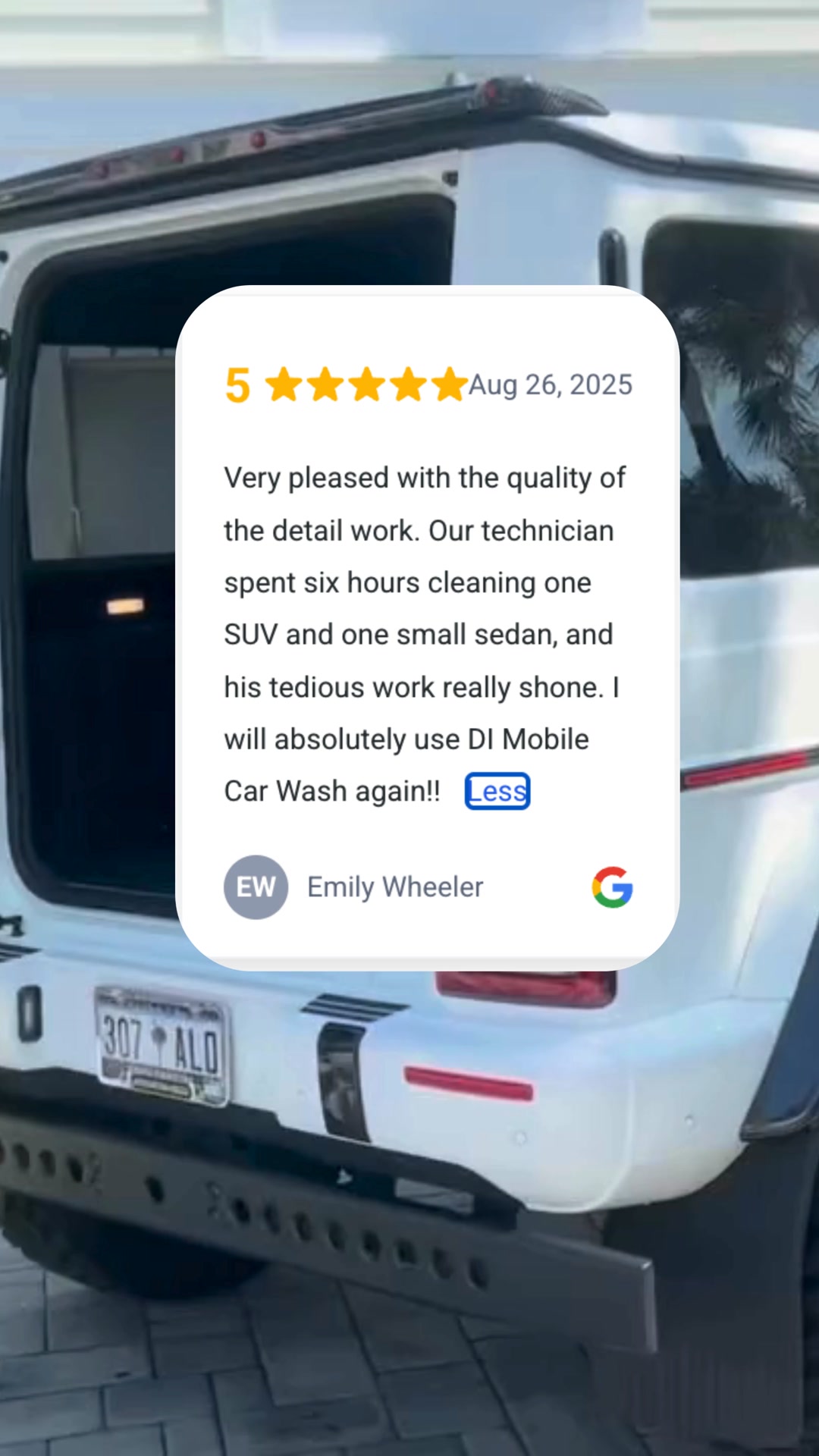 Daniel Island Mobile Car Wash Auto Detailing ad creative