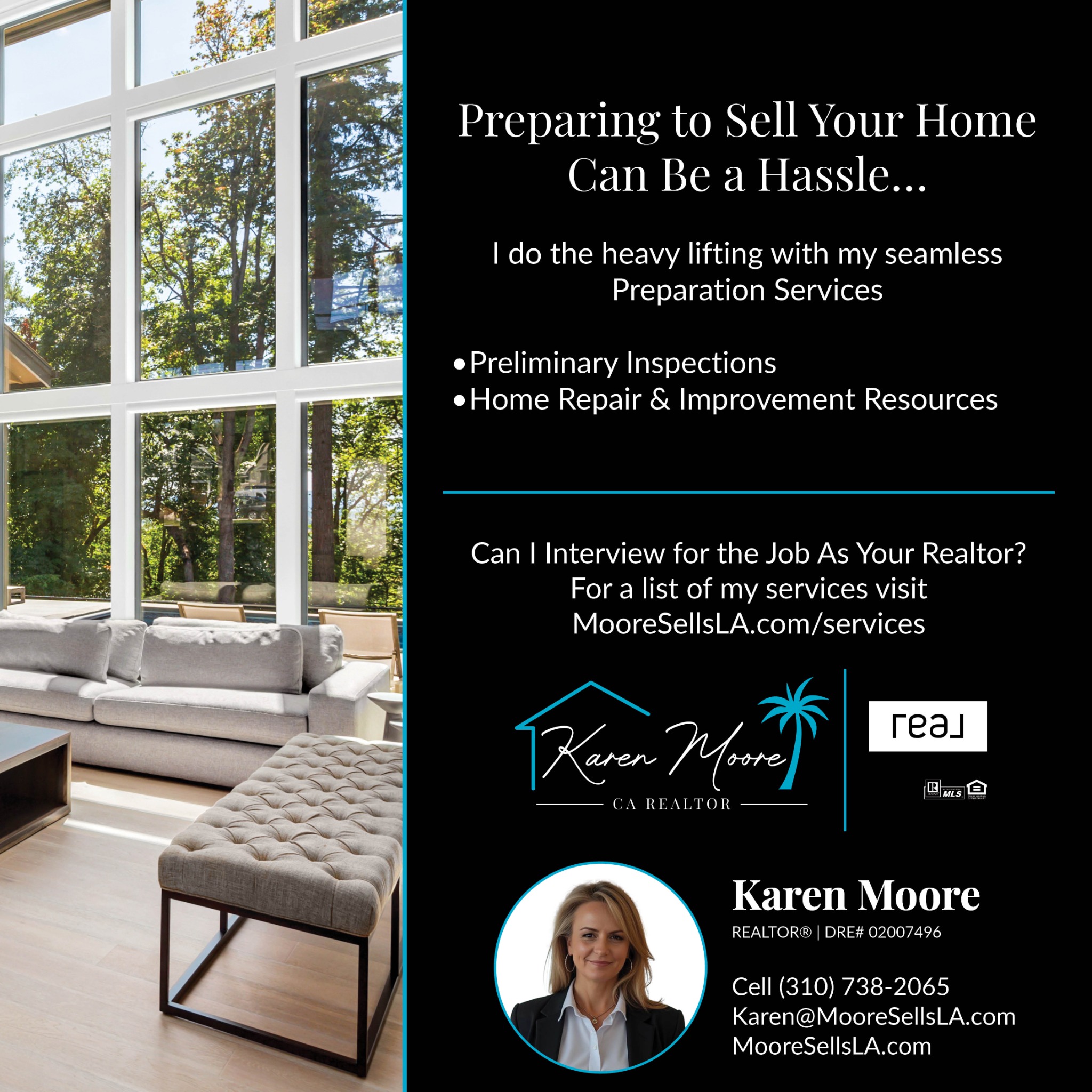 Message or Call (310) 738-2065