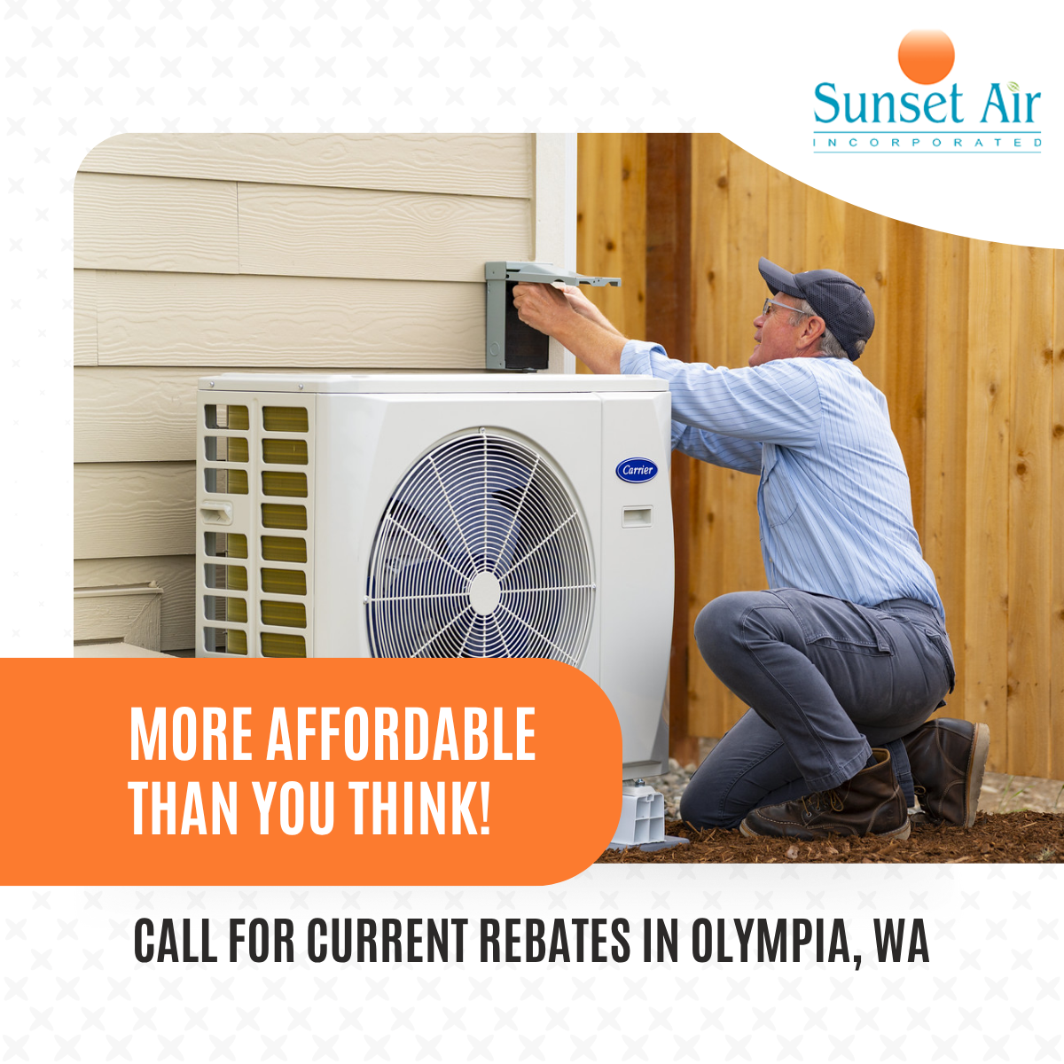 Sunset Air HVAC ad creative
