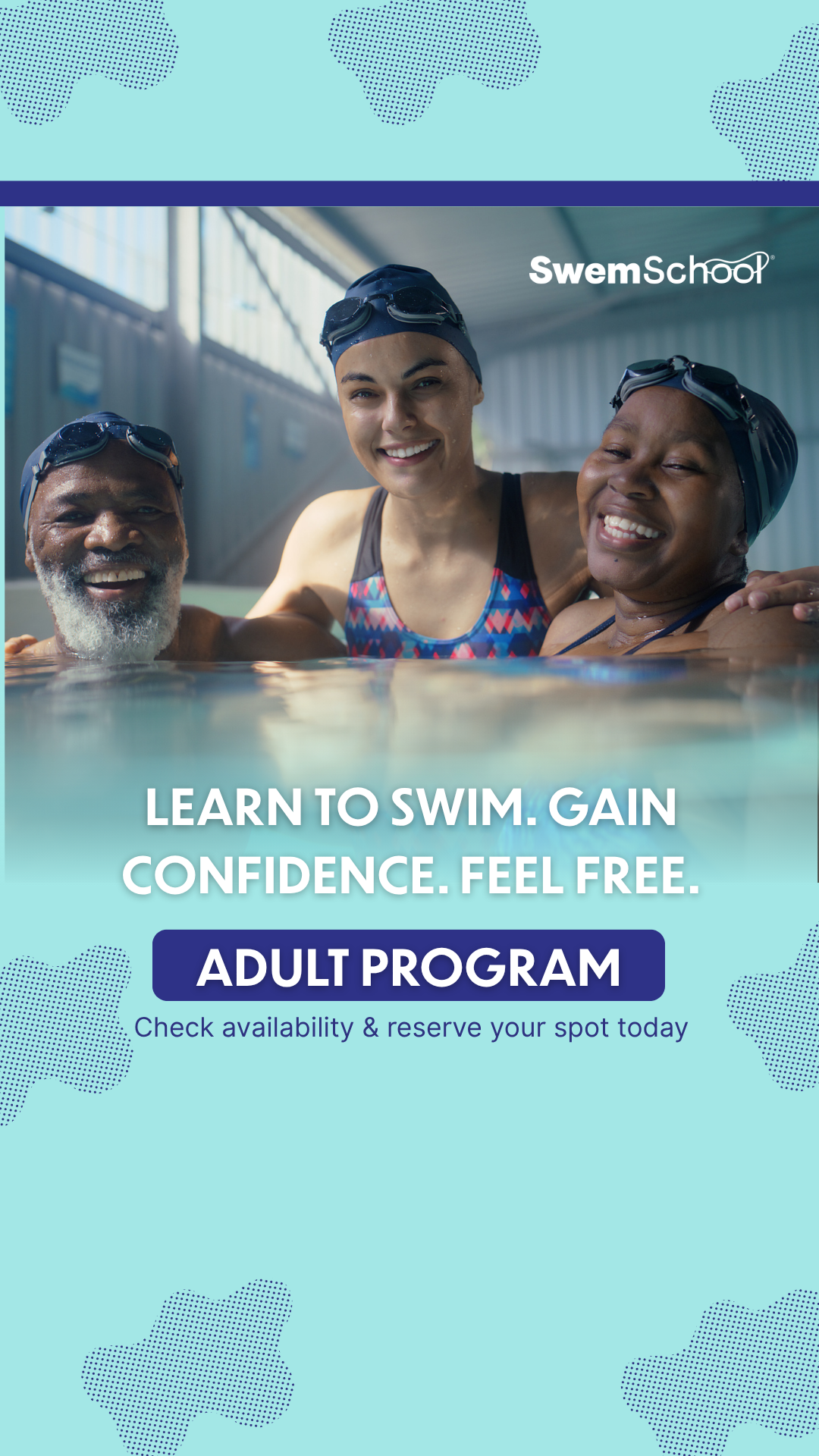 SwemSchool Sports Lessons ad creative