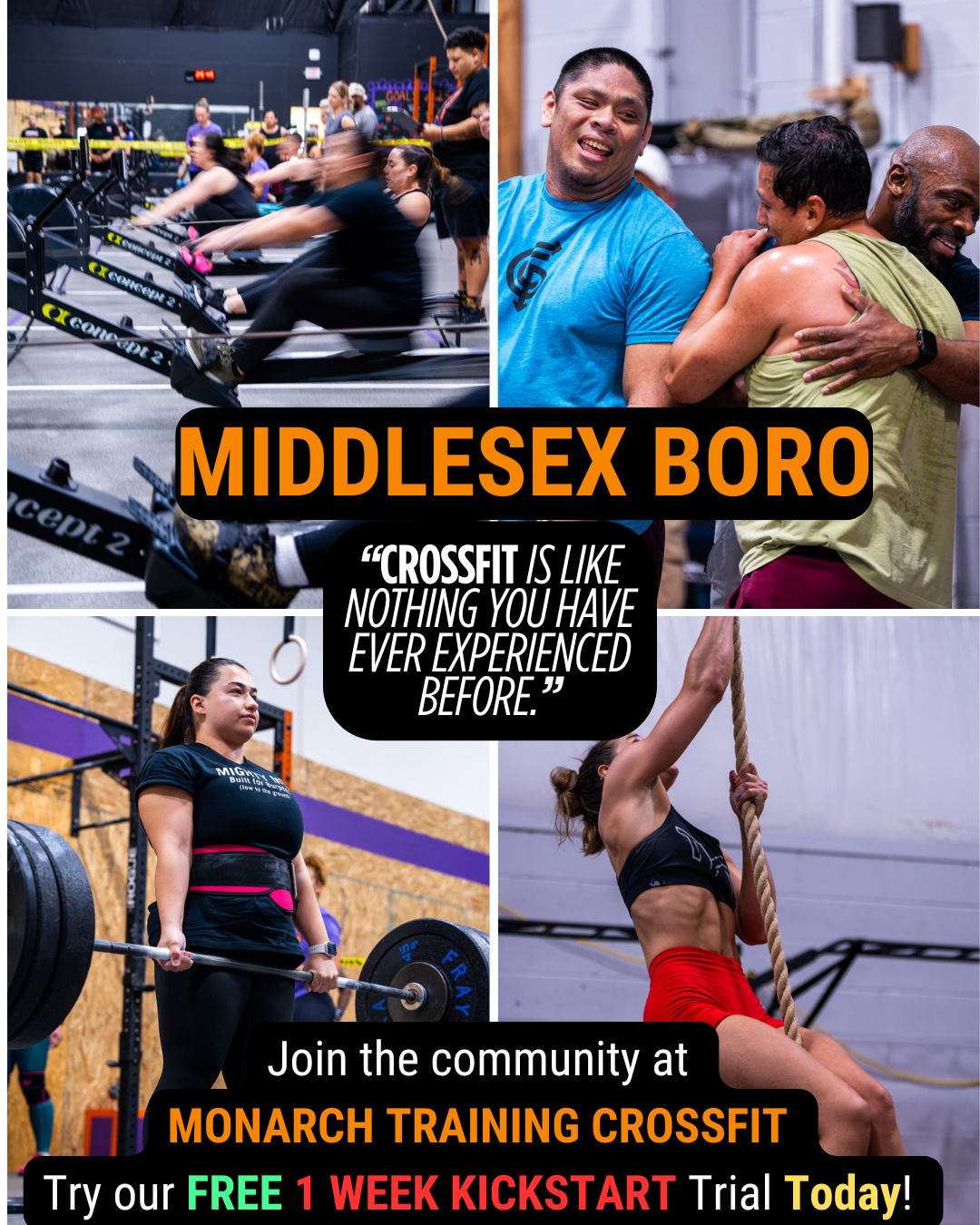Monarch Training CrossFit ad creative