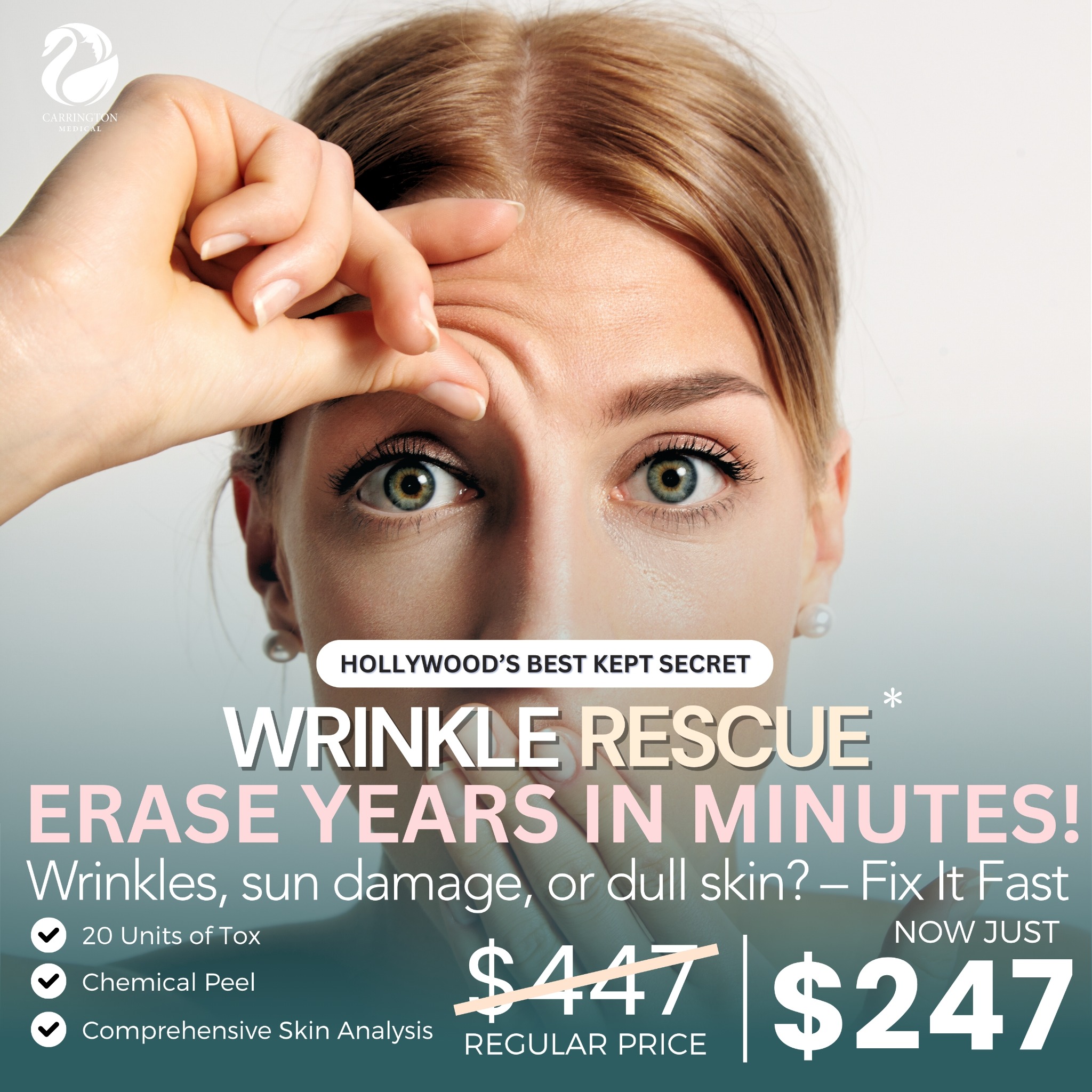Carrington Medical Med Spa ad creative