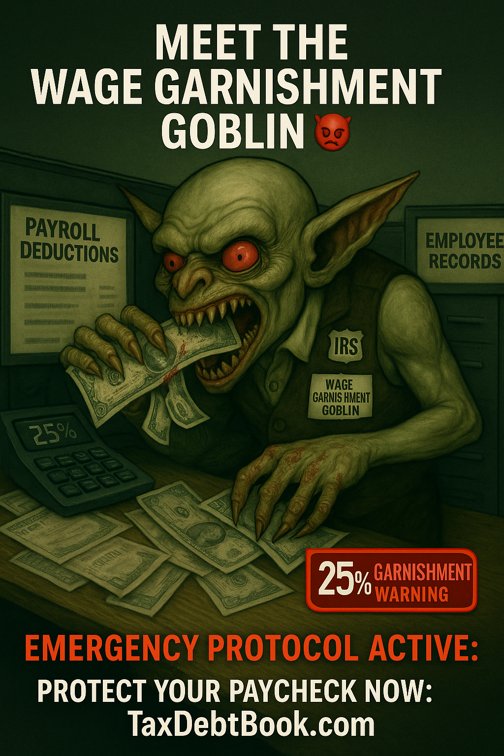 Meet the Wage Garnishment Goblin 👹