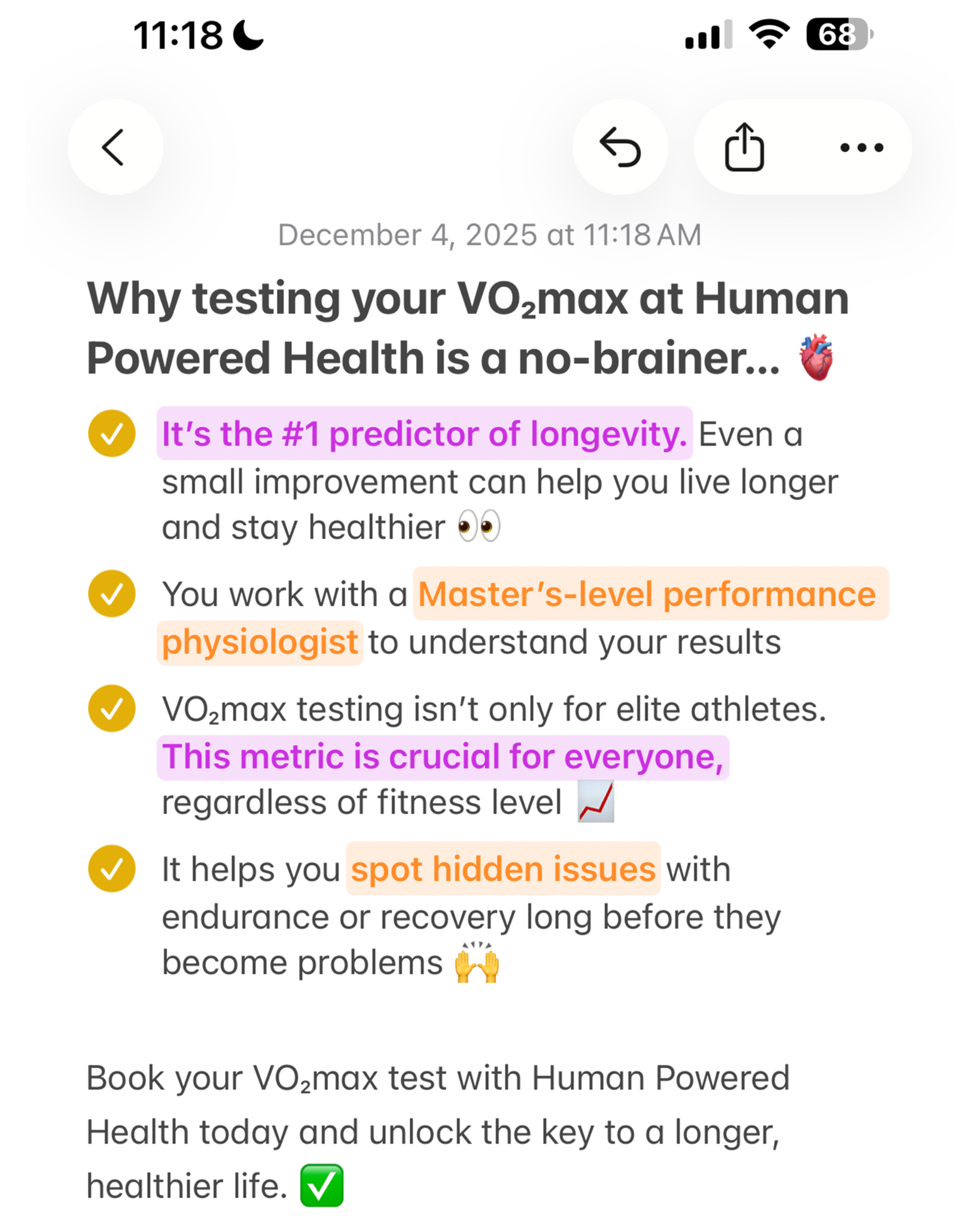 Human Powered Health Wellness Center ad creative