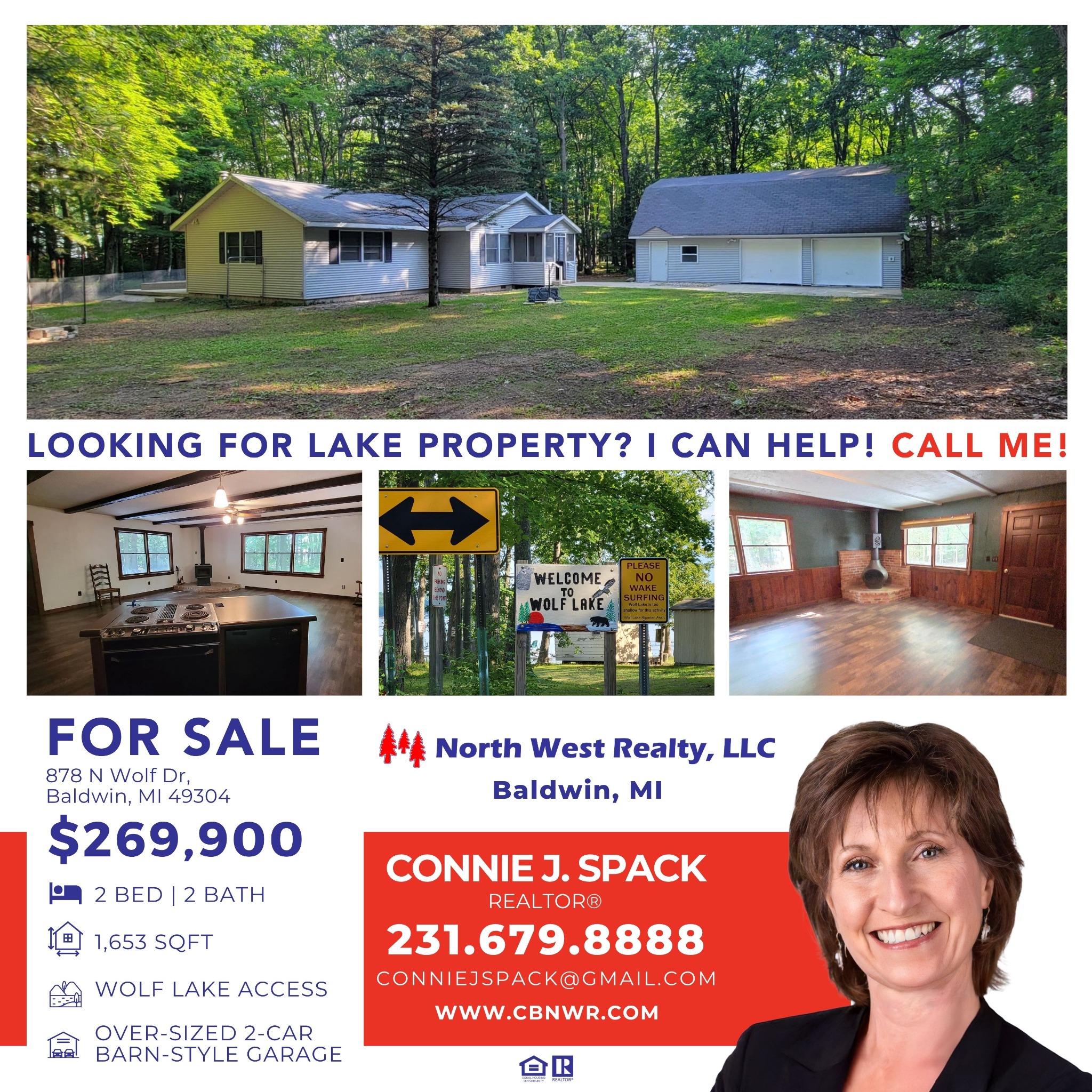 Connie J. Spack, MI Real Estate Agent Real Estate Agent ad creative