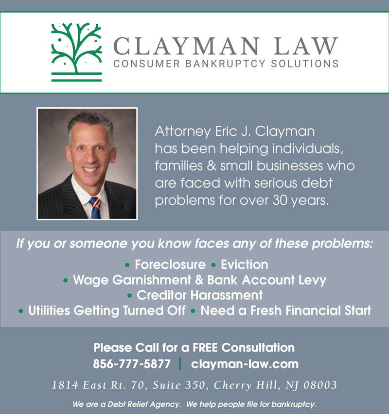 Clayman Law LLC Bankruptcy ad creative